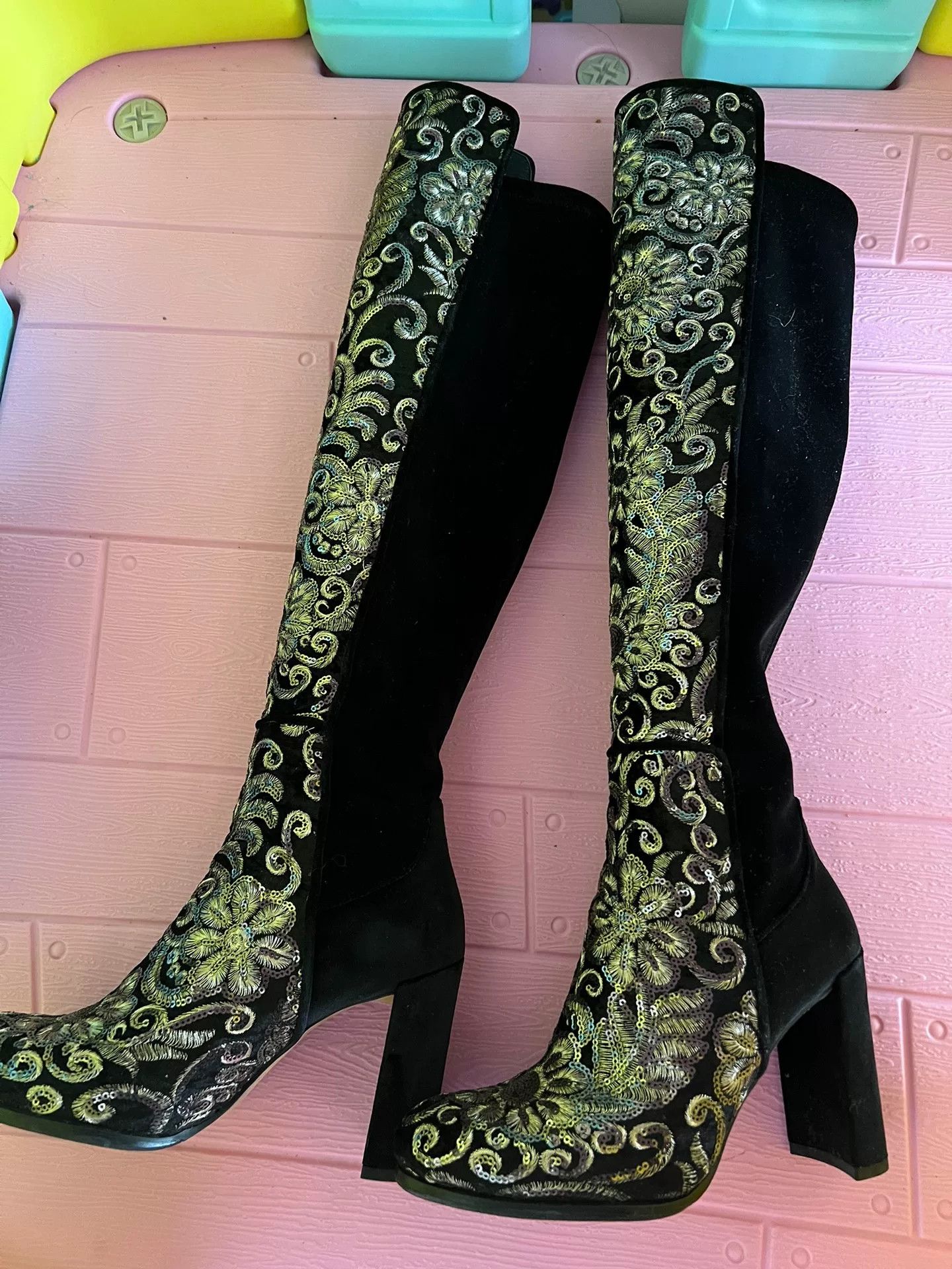Stuart Weitzman Stuart Weitzman Over-Knee Boots 36.5 Size US 5.5 / IT 35.5 - 5 Thumbnail