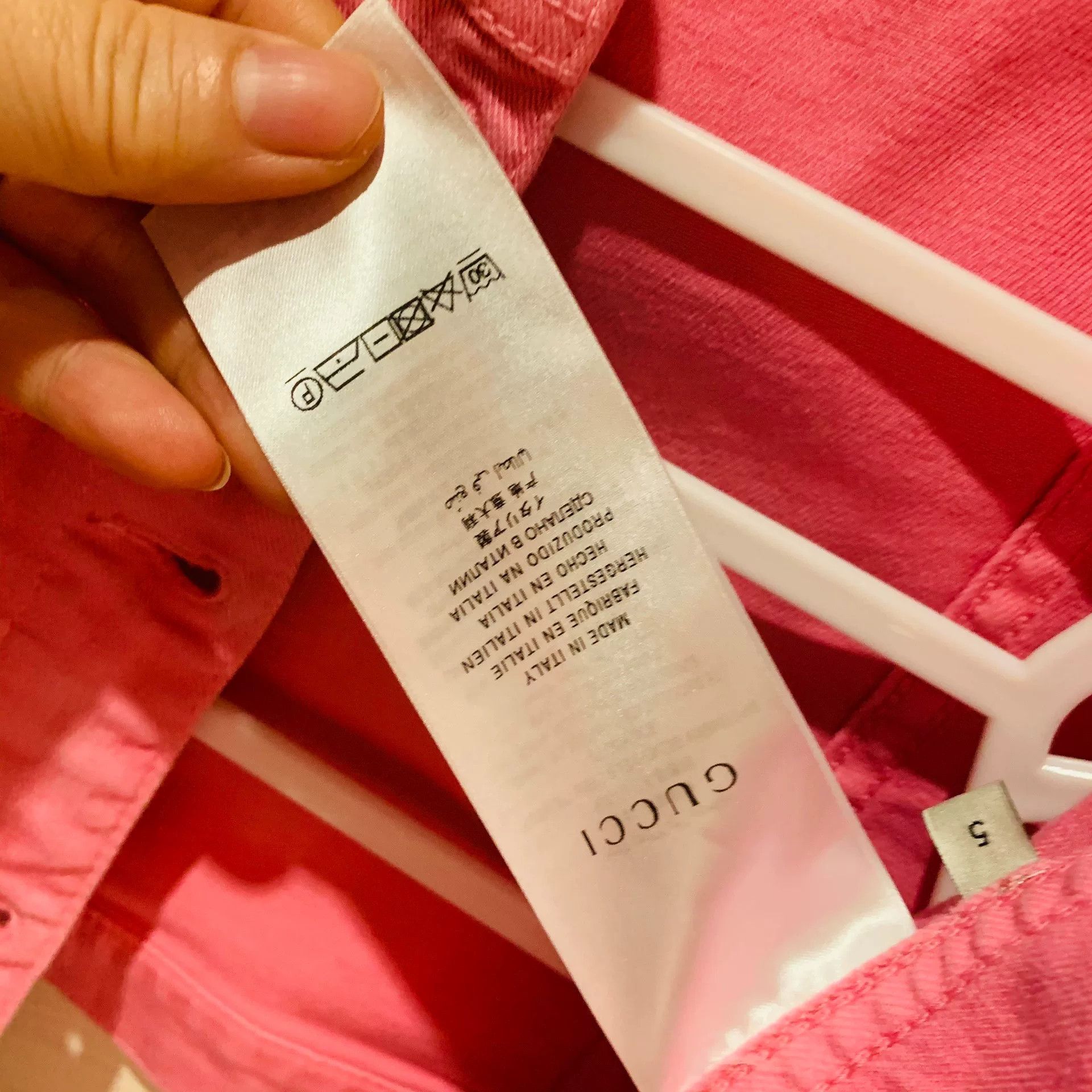 Gucci Gucci Pink Denim Jacket Size 5 Size XXL / US 16-18 / IT 52-54 - 6 Thumbnail