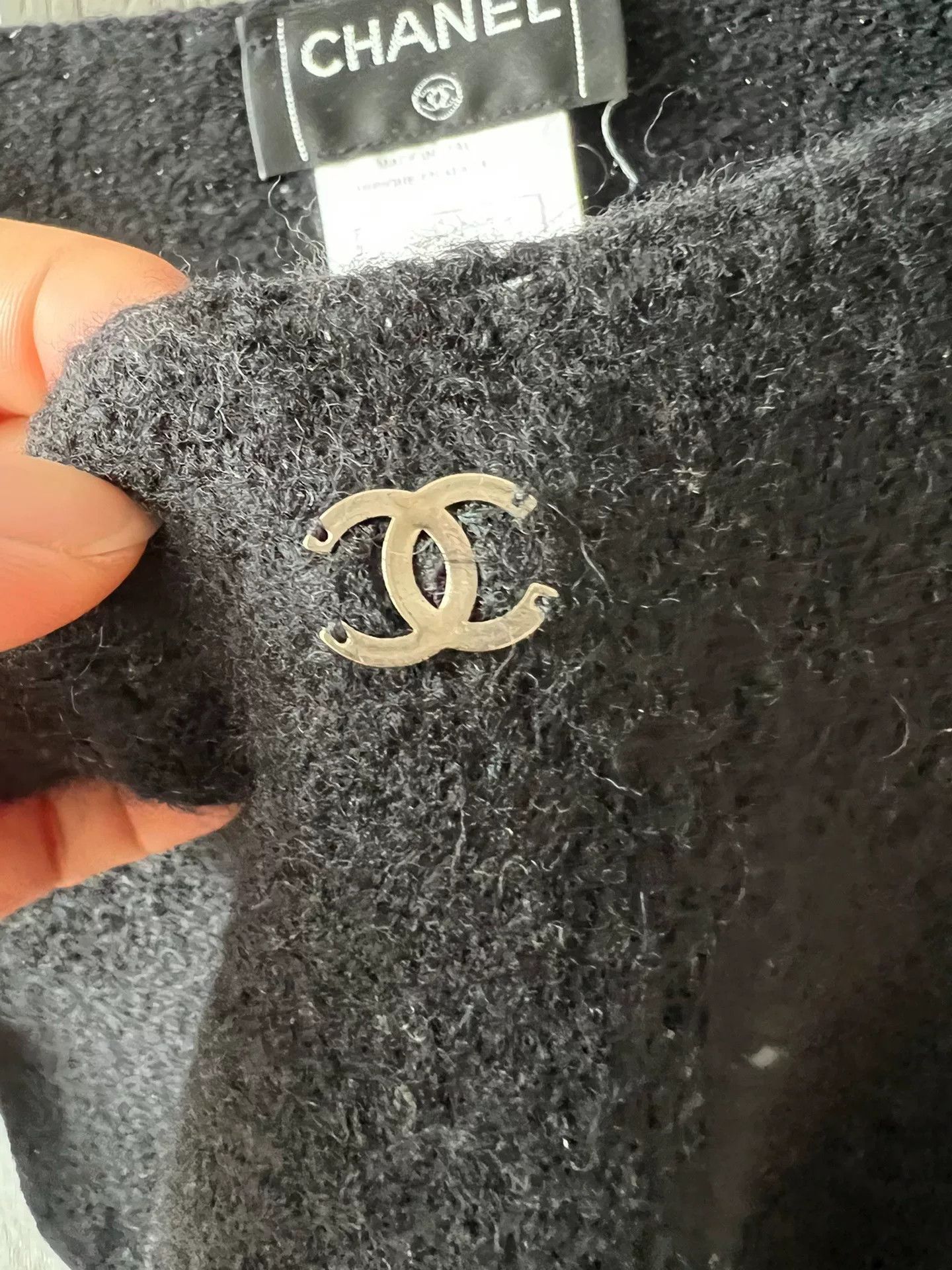 Chanel Chanel Cashmere Dress Size 38 Size 38" / US 16 / IT 52 - 2 Thumbnail