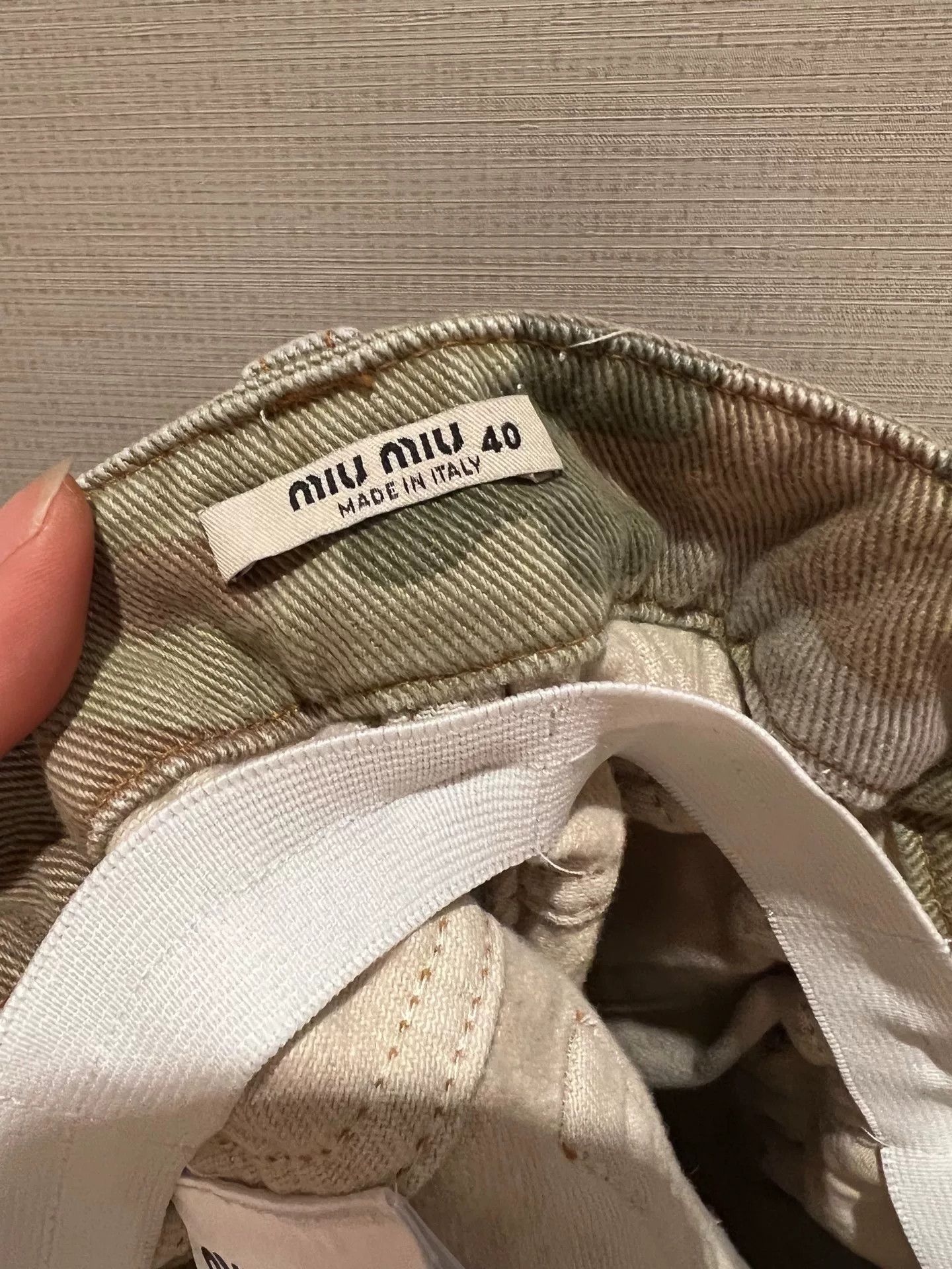 Miu Miu Miumiu Camouflage Denim Skirt Size S / US 4 / IT 40 - 5 Thumbnail