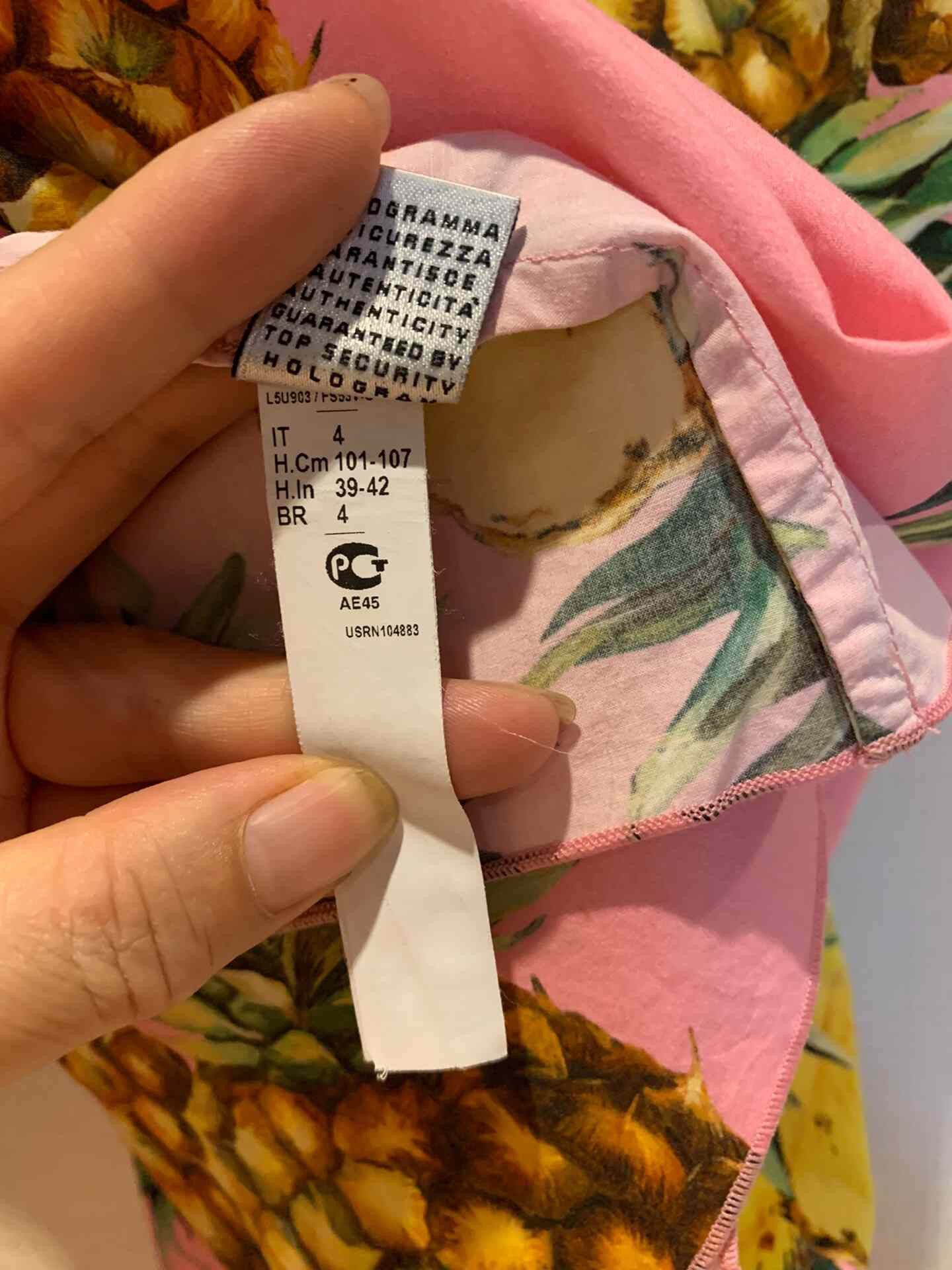 Dolce & Gabbana Dolce & Gabbana Pineapple Print Dress Size M / US 6-8 / IT 42-44 - 9 Thumbnail