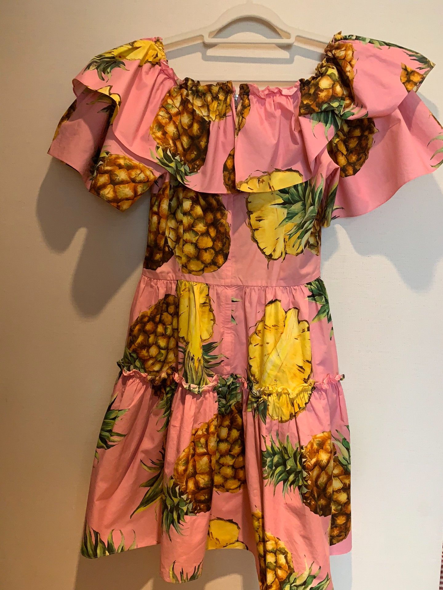 Dolce & Gabbana Dolce & Gabbana Pineapple Print Dress Size M / US 6-8 / IT 42-44 - 3 Thumbnail