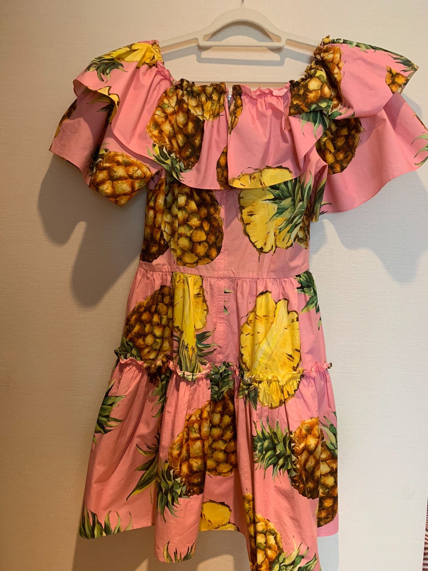 Dolce & Gabbana Dolce & Gabbana Pineapple Print Dress Size M / US 6-8 / IT 42-44 - 4 Thumbnail