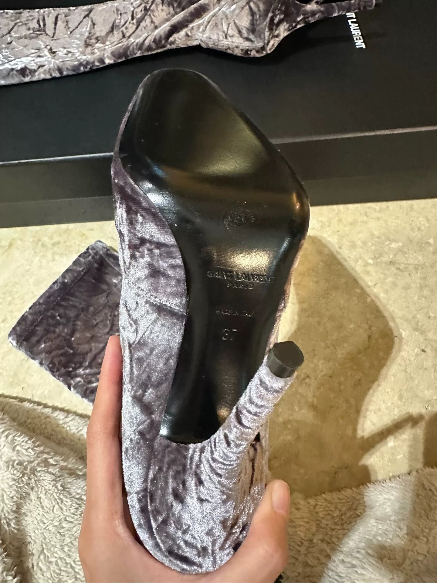 Yves Saint Laurent Saint Laurent Velvet Boots Size US 6 / IT 36 - 4 Thumbnail