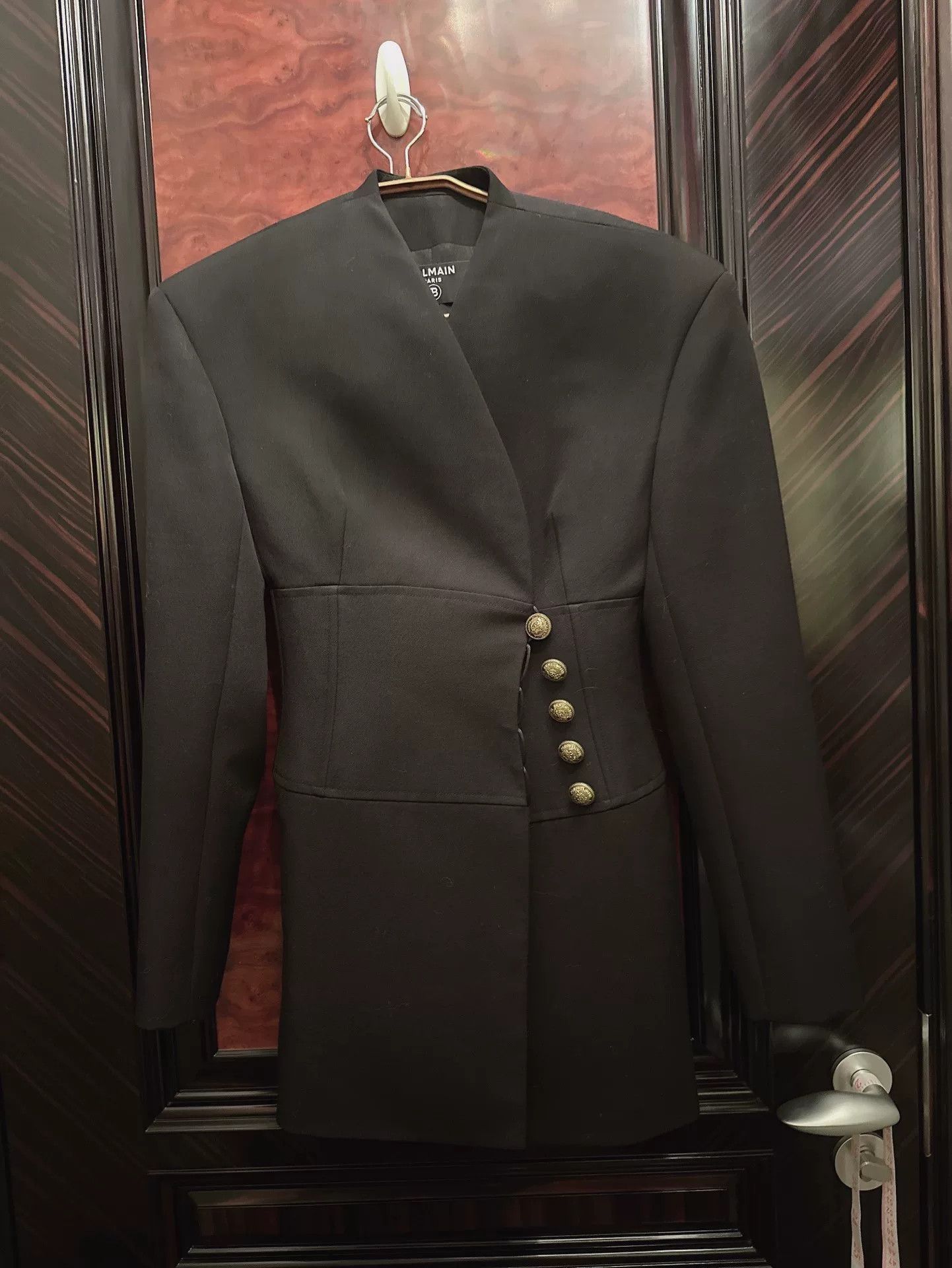 Balmain Balmain Black Blazer Dress Size XS / US 0-2 / IT 36-38 - 2 Thumbnail