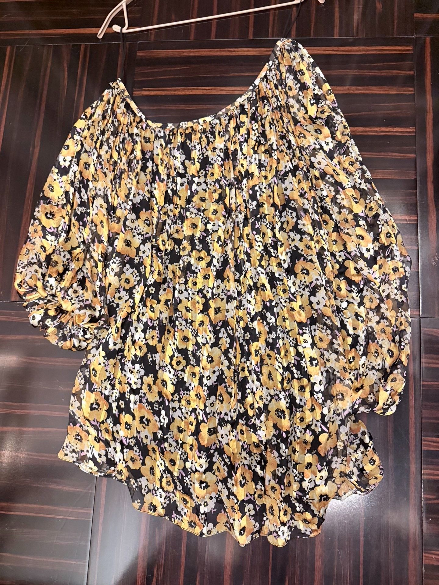 Saint Laurent Paris Saint Laurent Silk Floral Print Dress Size XXS / US 00 / IT 34 - 2 Thumbnail
