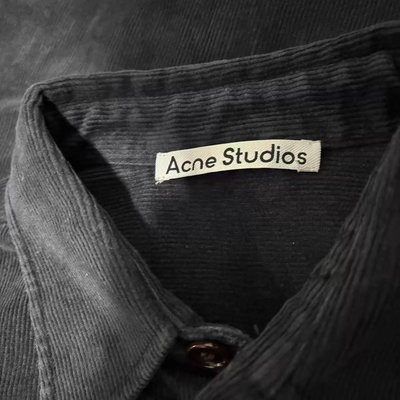 Acne Studios Black Button-Up Shirt with Chest & Side Pockets Size US S / EU 44-46 / 1 - 3 Thumbnail