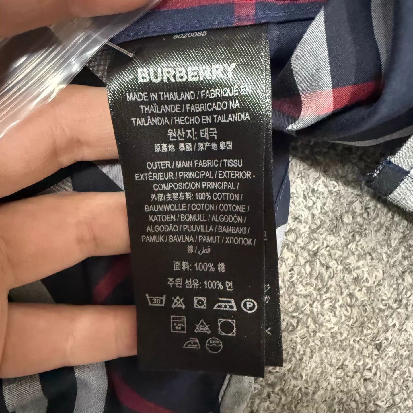 Burberry Plaid Long-Sleeve Button-Up Shirt Size US S / EU 44-46 / 1 - 4 Thumbnail