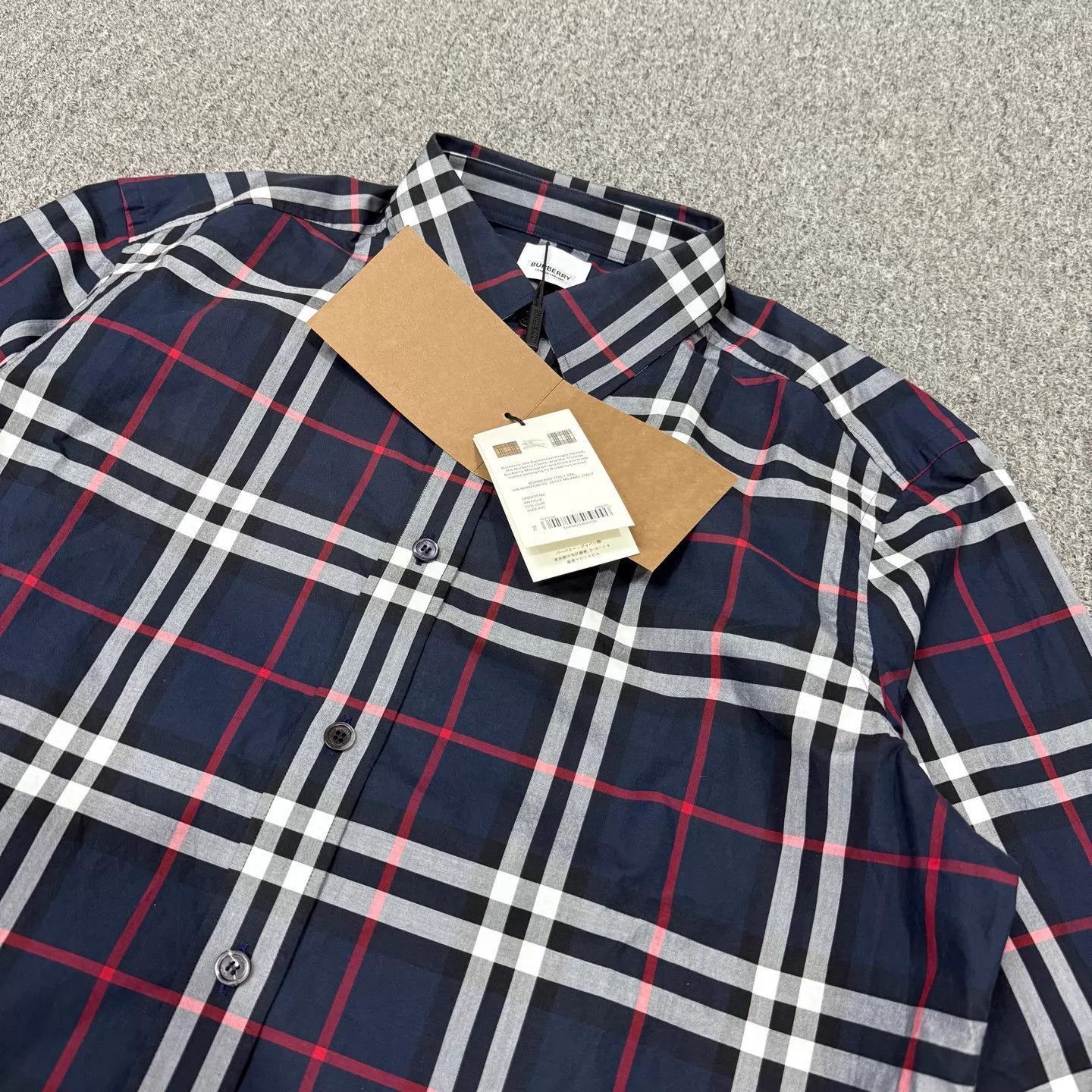 Burberry Plaid Long-Sleeve Button-Up Shirt Size US S / EU 44-46 / 1 - 3 Thumbnail