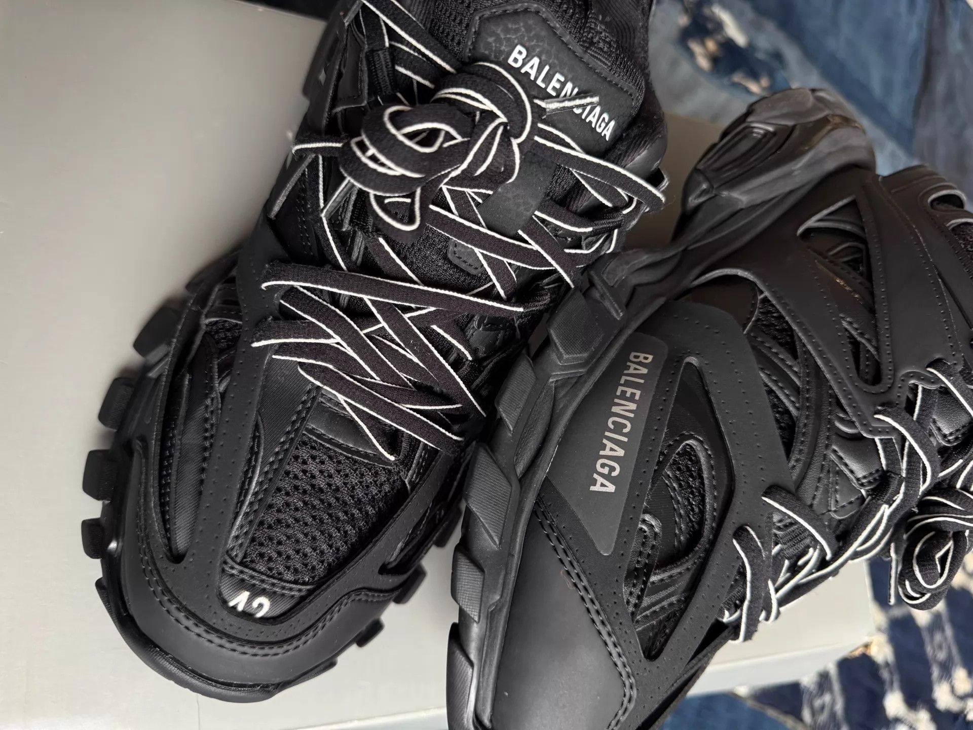 Balenciaga Black Hitop Sneakers Size 9 Size US 9 / EU 42 - 5 Thumbnail