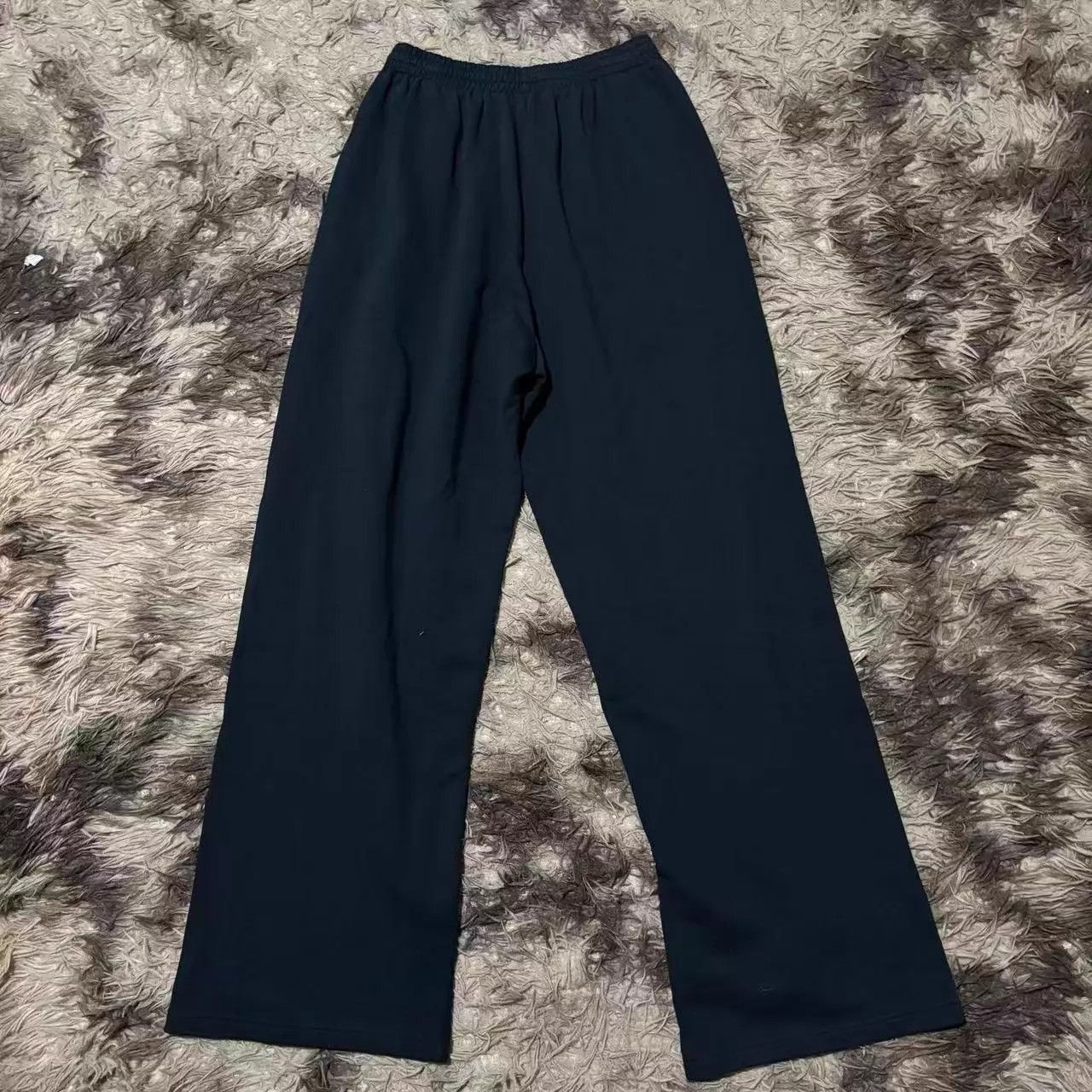 Balenciaga Black Casual Pants with Logo - Size 32 Size US 32 / EU 48 - 2 Thumbnail