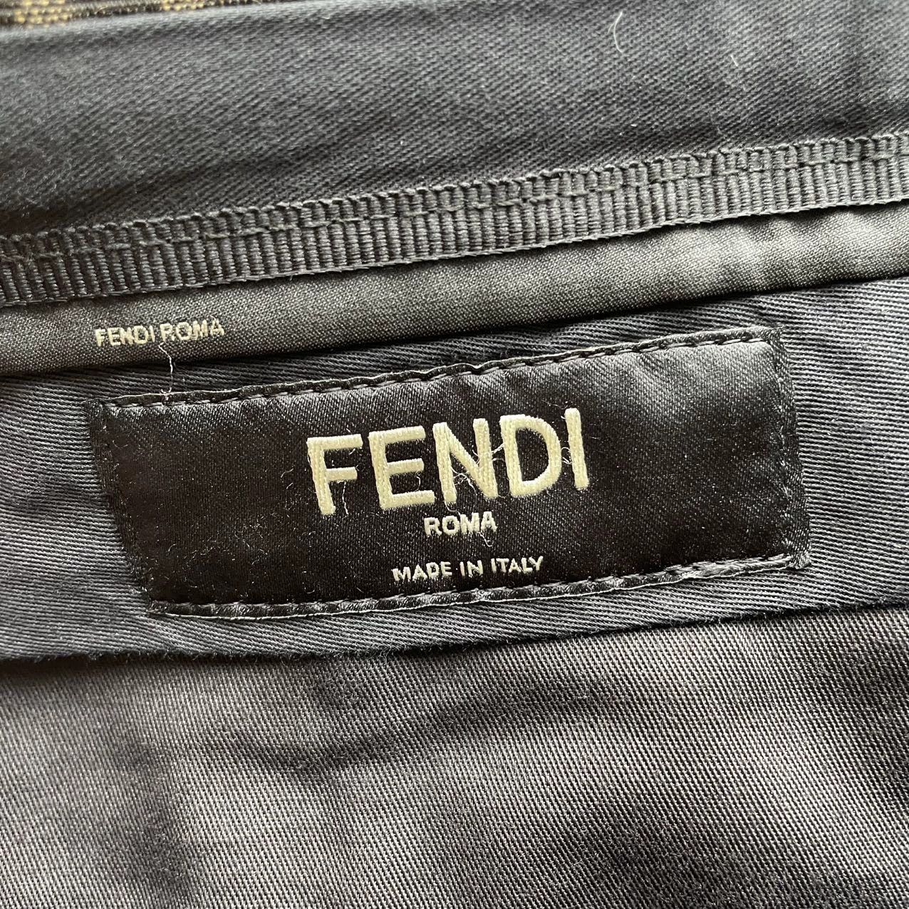 Fendi Brown Patterned Casual Shorts Size 34 Size US 34 / EU 50 - 3 Thumbnail