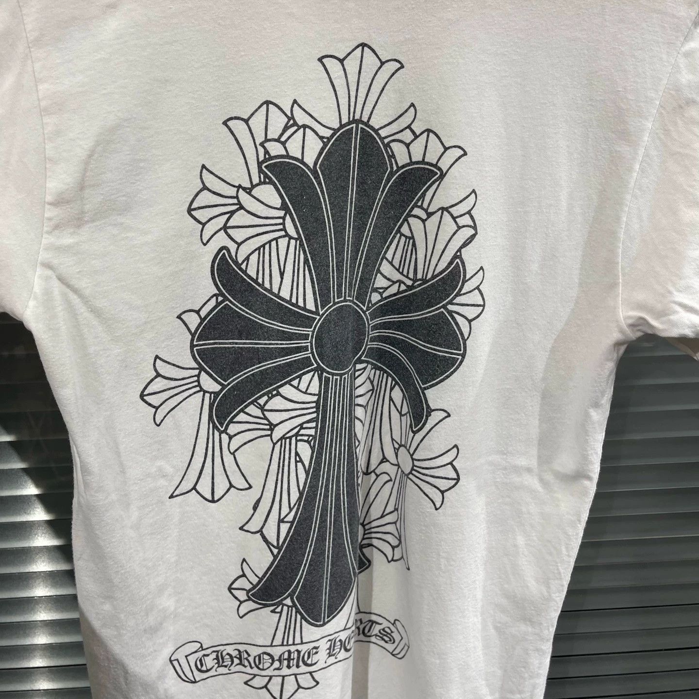 Chrome Hearts White Short Sleeve T-Shirt with Pocket Size US S / EU 44-46 / 1 - 5 Thumbnail