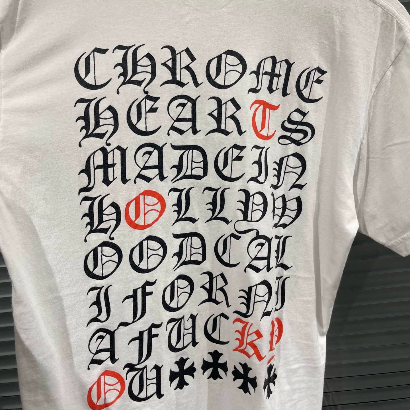 Chrome Hearts White Short-Sleeve Pocket T-Shirt Size S Size US S / EU 44-46 / 1 - 5 Thumbnail