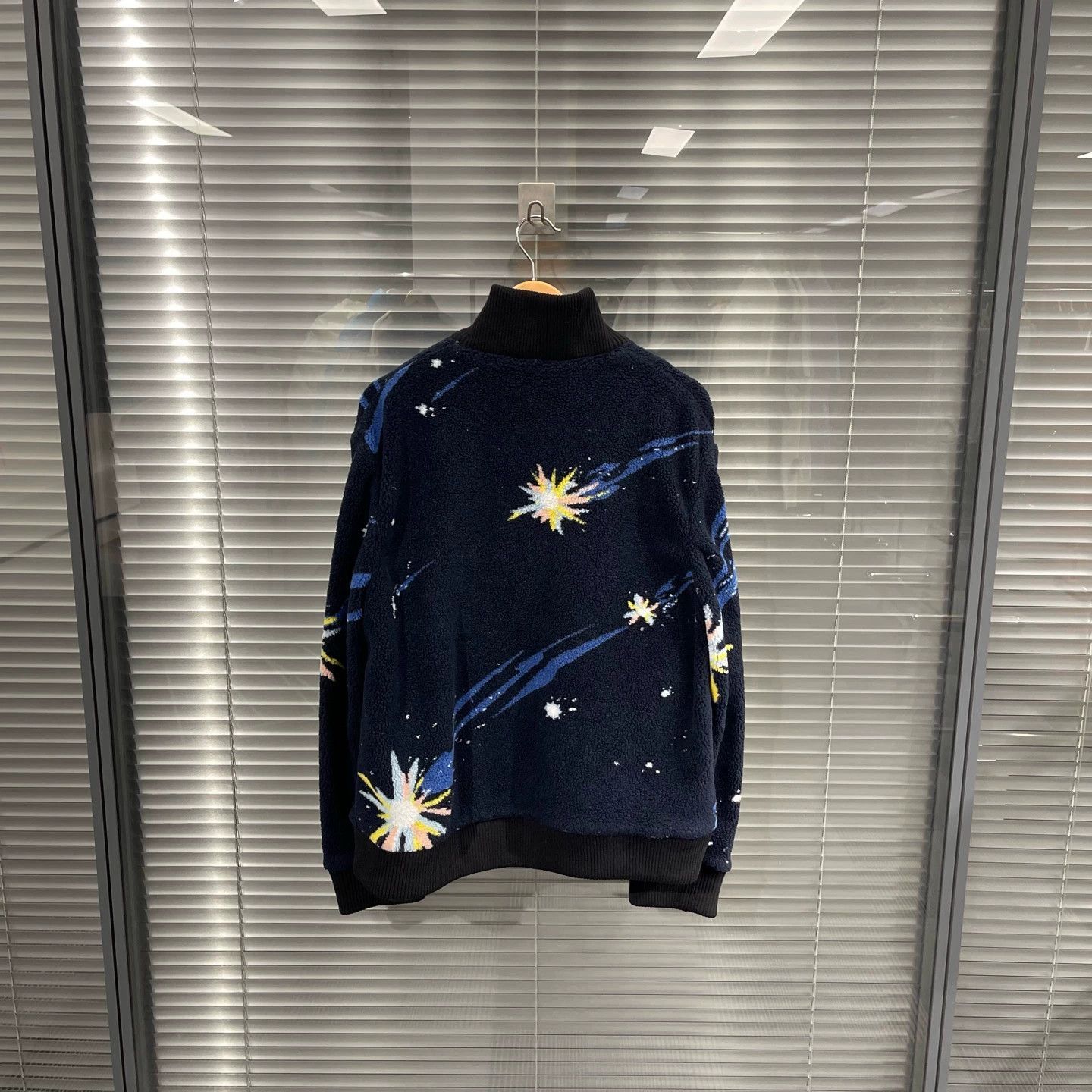 Loewe Multi Colored Star Print Zip-Up Bomber Jacket Size US S / EU 44-46 / 1 - 2 Thumbnail