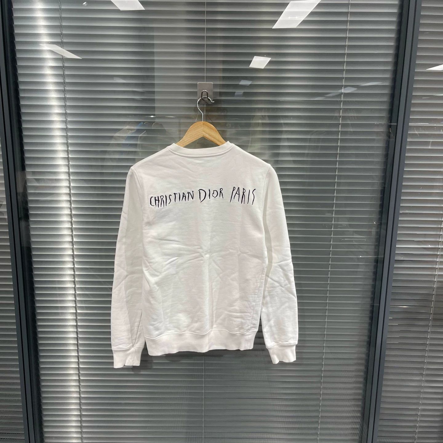 Dior White Crew Neck Long Sleeve Sweatshirt XS Size US XS / EU 42 / 0 - 2 Thumbnail