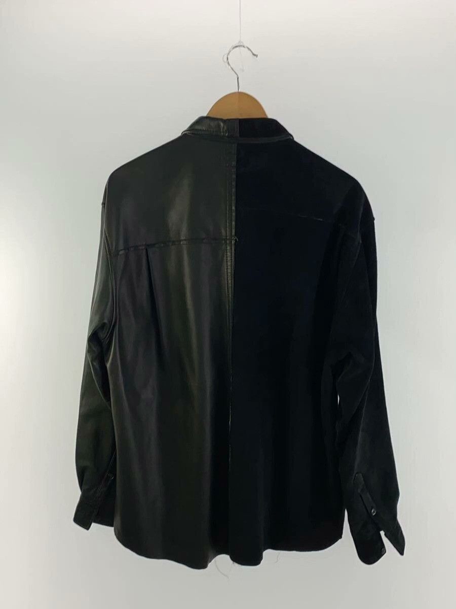 Other FORSOMEONE Leather Shirt Jacket Black Large Size US M / EU 48-50 / 2 - 6 Thumbnail