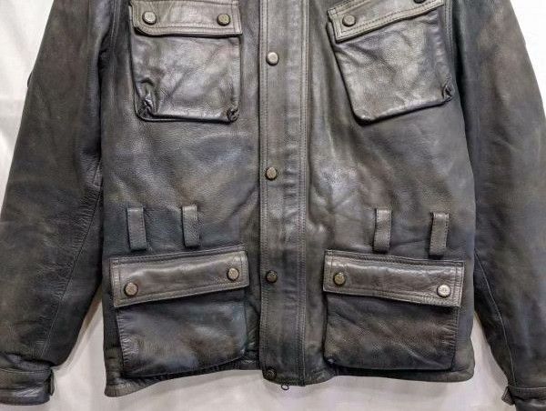 Other Belstaff Cowhide Leather Jacket UK Made Size US L / EU 52-54 / 3 - 3 Thumbnail
