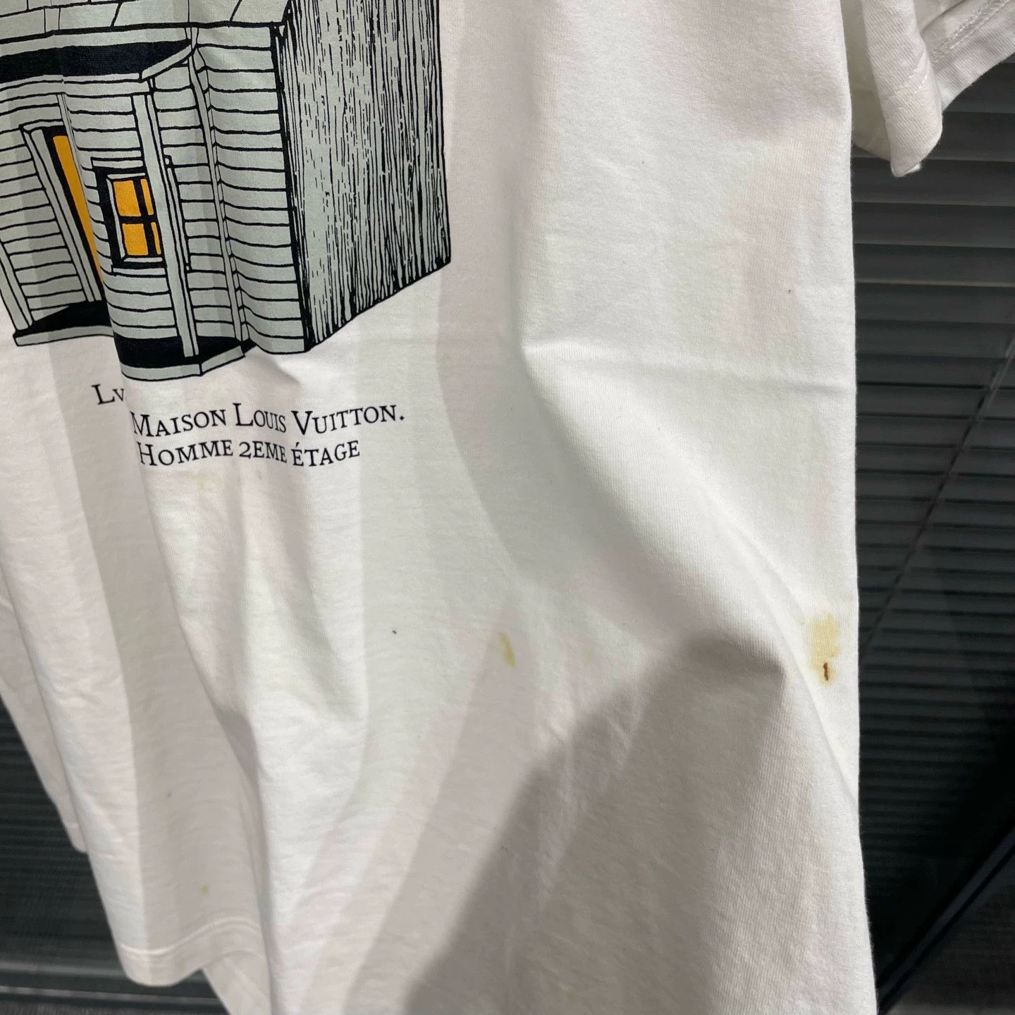 Louis Vuitton White House & Musical Notes Graphic Short Sleeve Tee Size US L / EU 52-54 / 3 - 5 Thumbnail