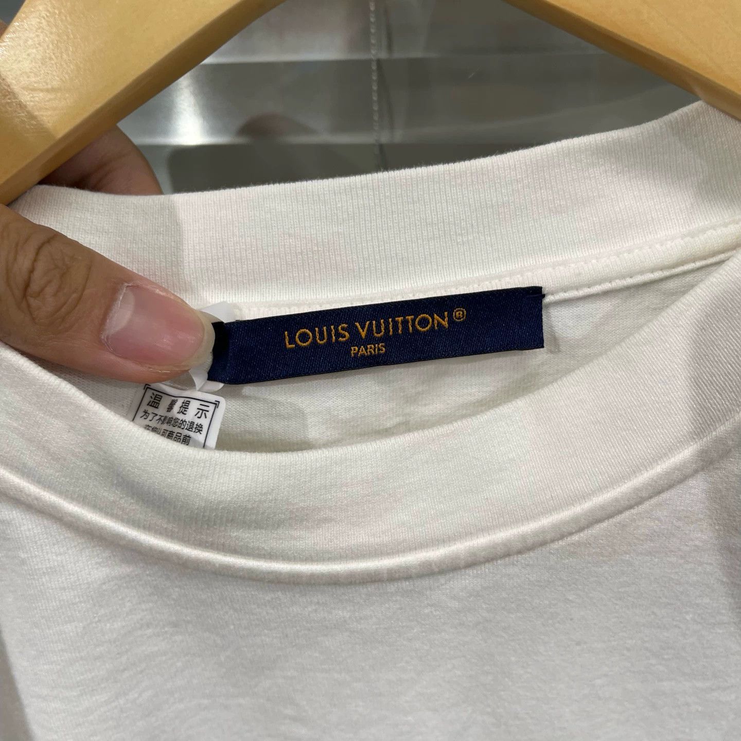 Louis Vuitton White House & Musical Notes Graphic Short Sleeve Tee Size US L / EU 52-54 / 3 - 3 Thumbnail