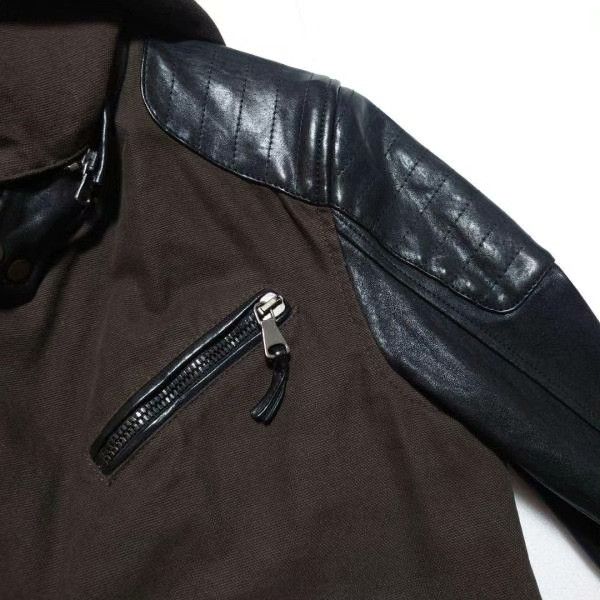 Other GARRETT Cotton Leather Paneled Blouson Size US S / EU 44-46 / 1 - 5 Thumbnail