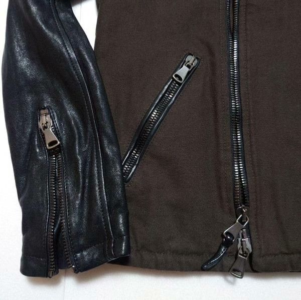 Other GARRETT Cotton Leather Paneled Blouson Size US S / EU 44-46 / 1 - 6 Thumbnail