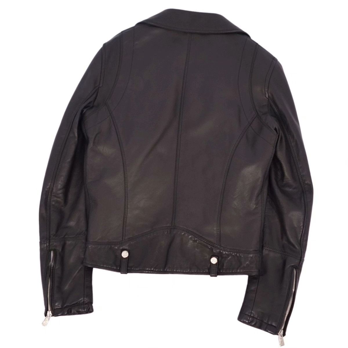 Other Delan Lamb Leather Biker Jacket Italy Size US M / EU 48-50 / 2 - 4 Thumbnail