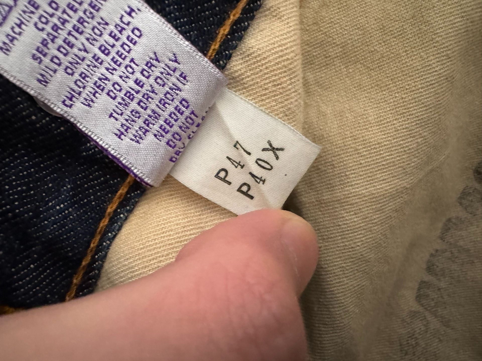Vintage Vintage Purple Pattern Beige Pants Size US 34 / EU 50 - 5 Thumbnail