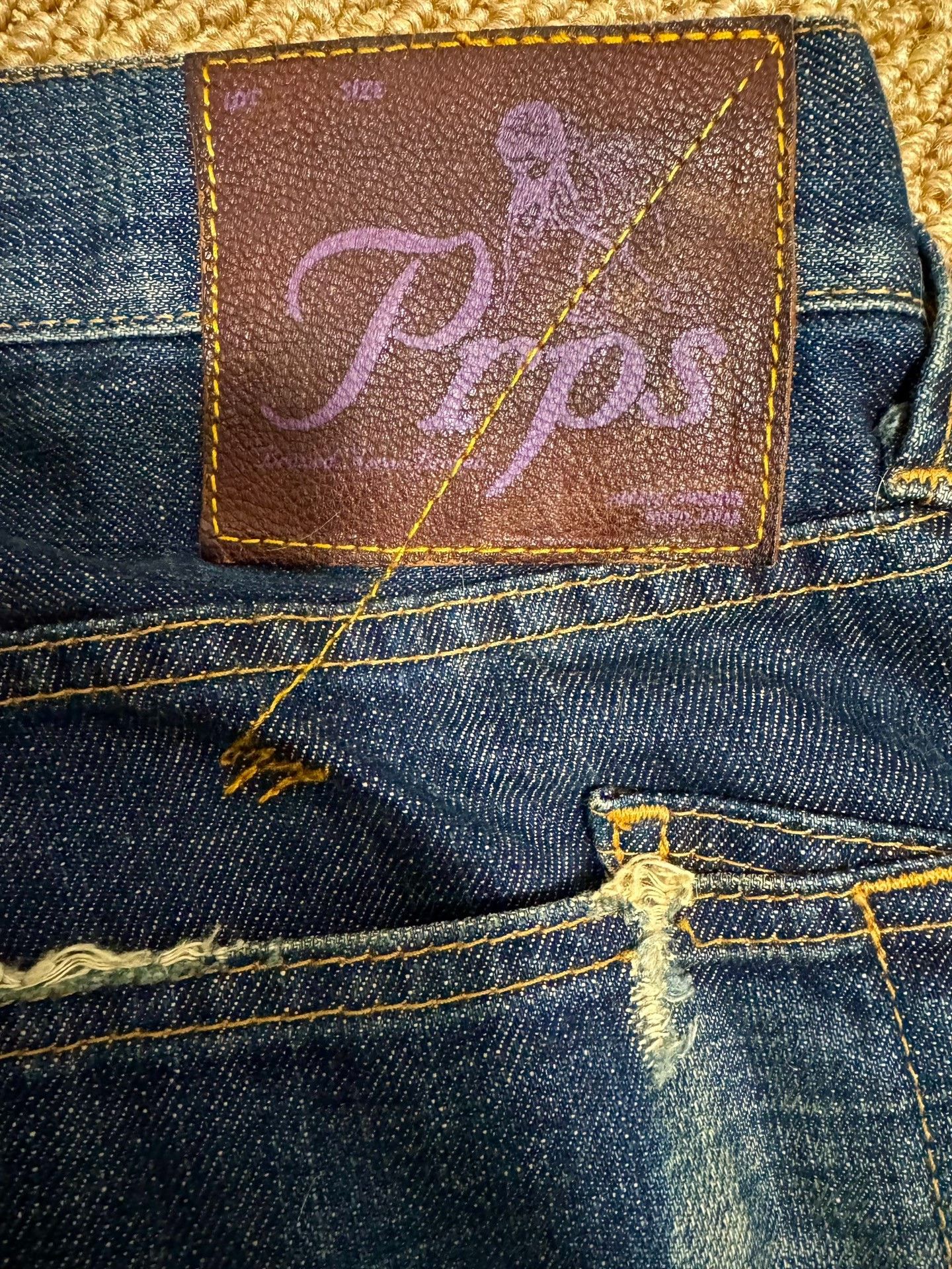 Vintage Vintage Purple Pattern Beige Pants Size US 34 / EU 50 - 3 Thumbnail
