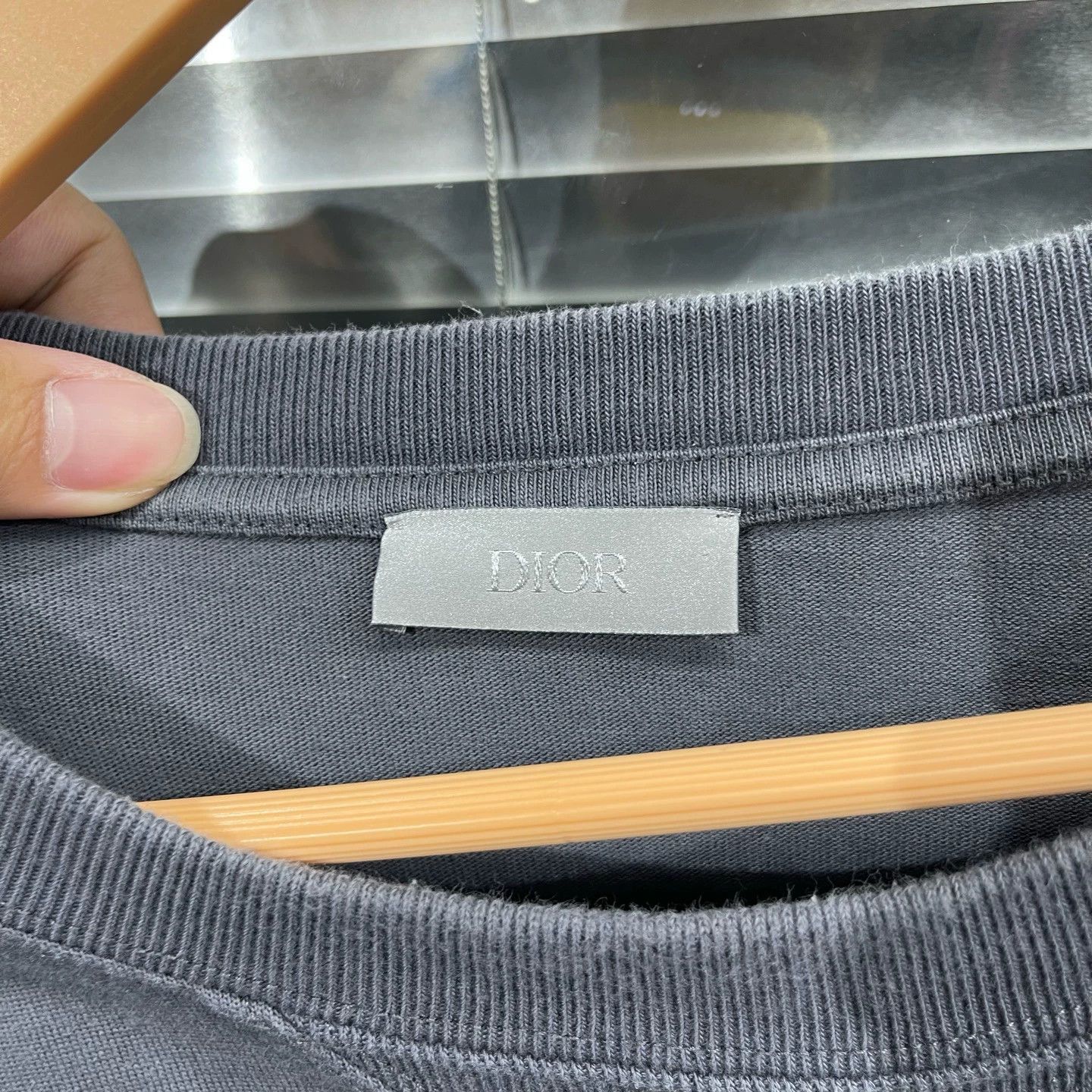 Dior Black Short-Sleeve Crewneck Shirt Size US XXL / EU 58 / 5 - 3 Thumbnail