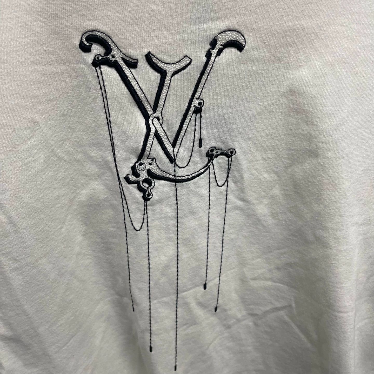 Louis Vuitton White Short Sleeve Graphic T-Shirt Size US M / EU 48-50 / 2 - 4 Thumbnail