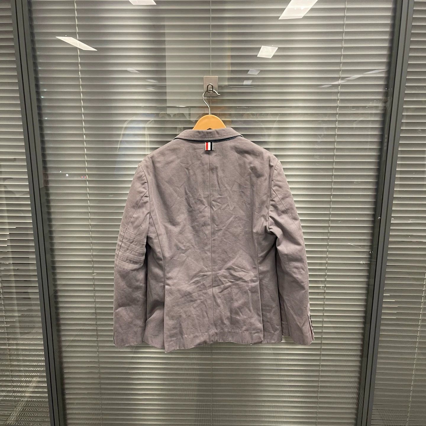 Thom Browne Gray Light Jacket with Button Closure - Size S Size US S / EU 44-46 / 1 - 2 Thumbnail