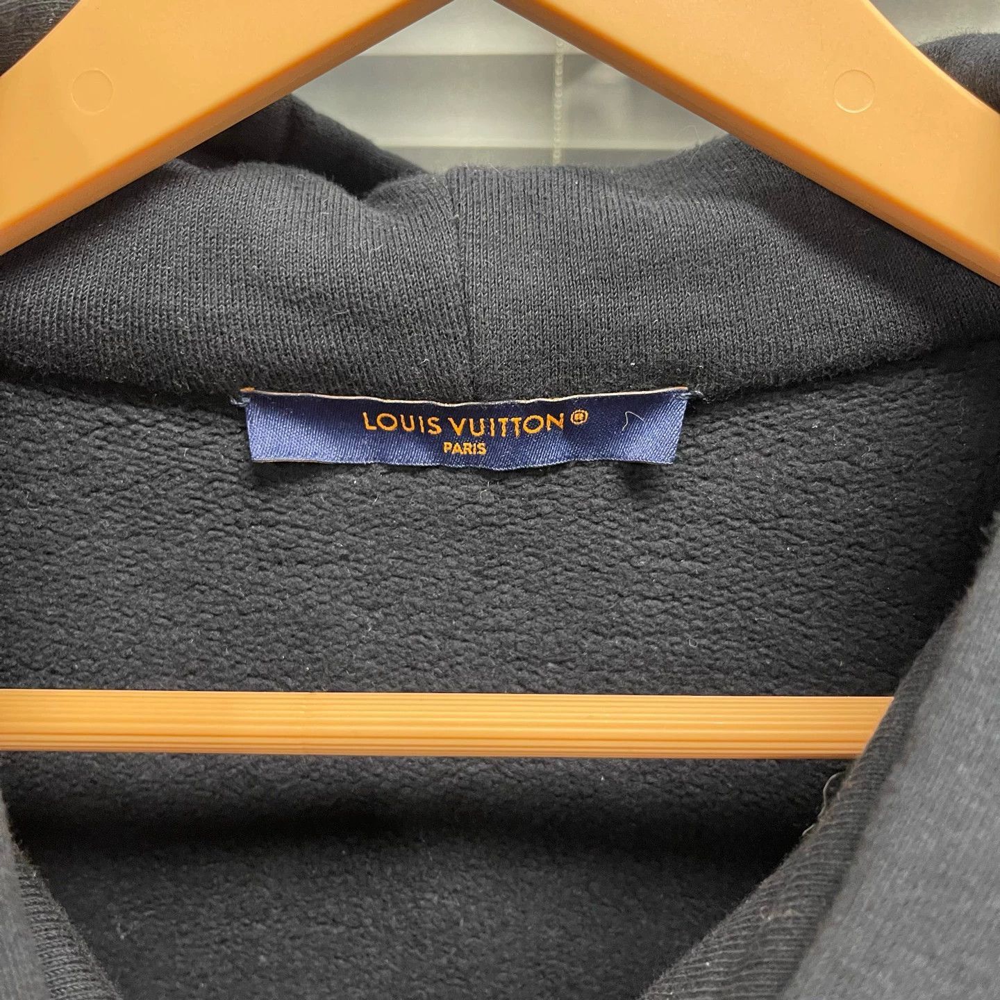 Louis Vuitton Black Hoodie with Drawstring and Front Pocket Size US XL / EU 56 / 4 - 3 Thumbnail