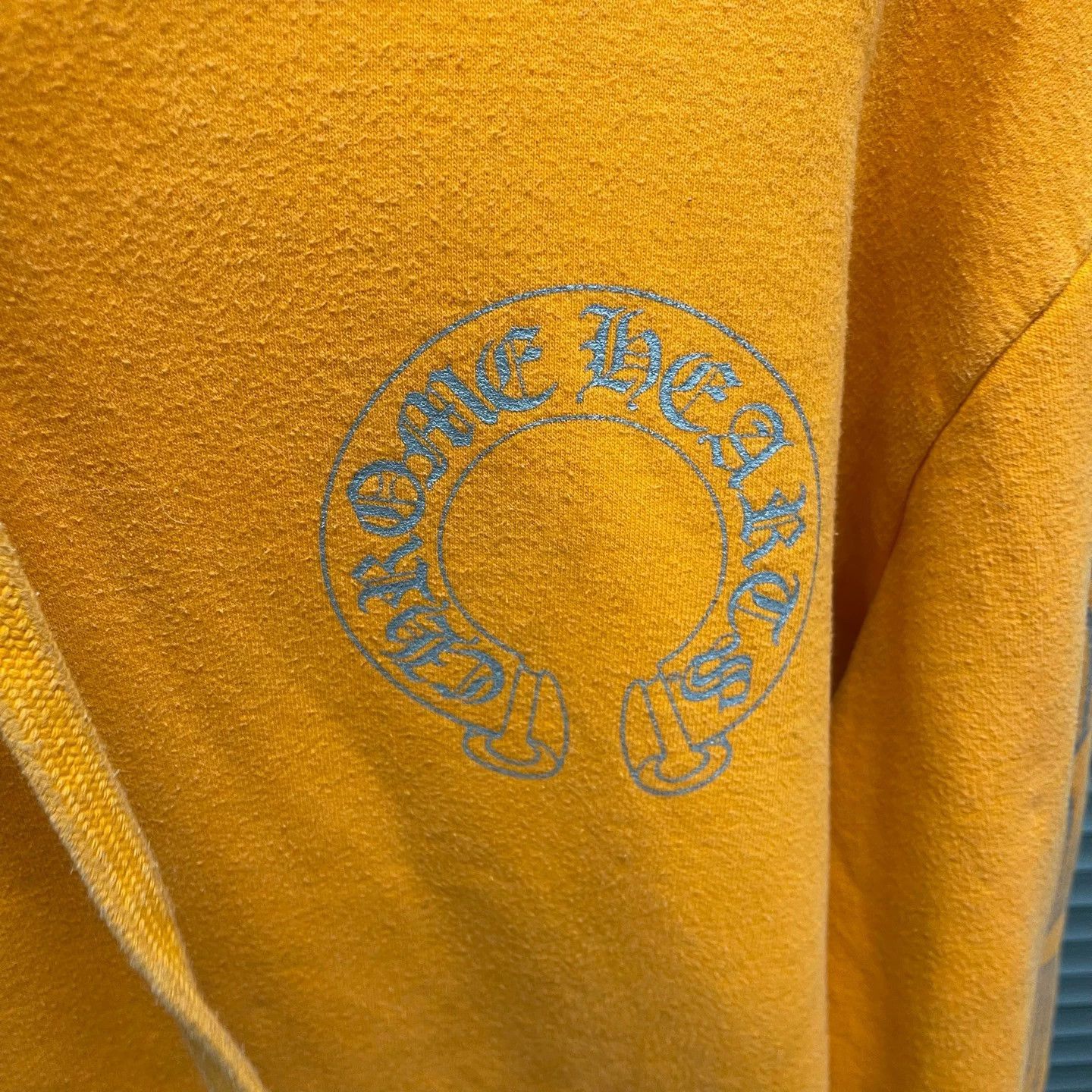 Chrome Hearts Orange Graphic Hoodie with Embroidered Sleeves Size US M / EU 48-50 / 2 - 4 Thumbnail