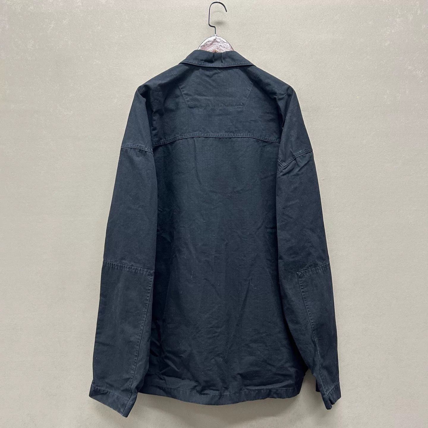 Balenciaga Black Button-Up Shirt with Multiple Pockets Size M Size US M / EU 48-50 / 2 - 2 Thumbnail