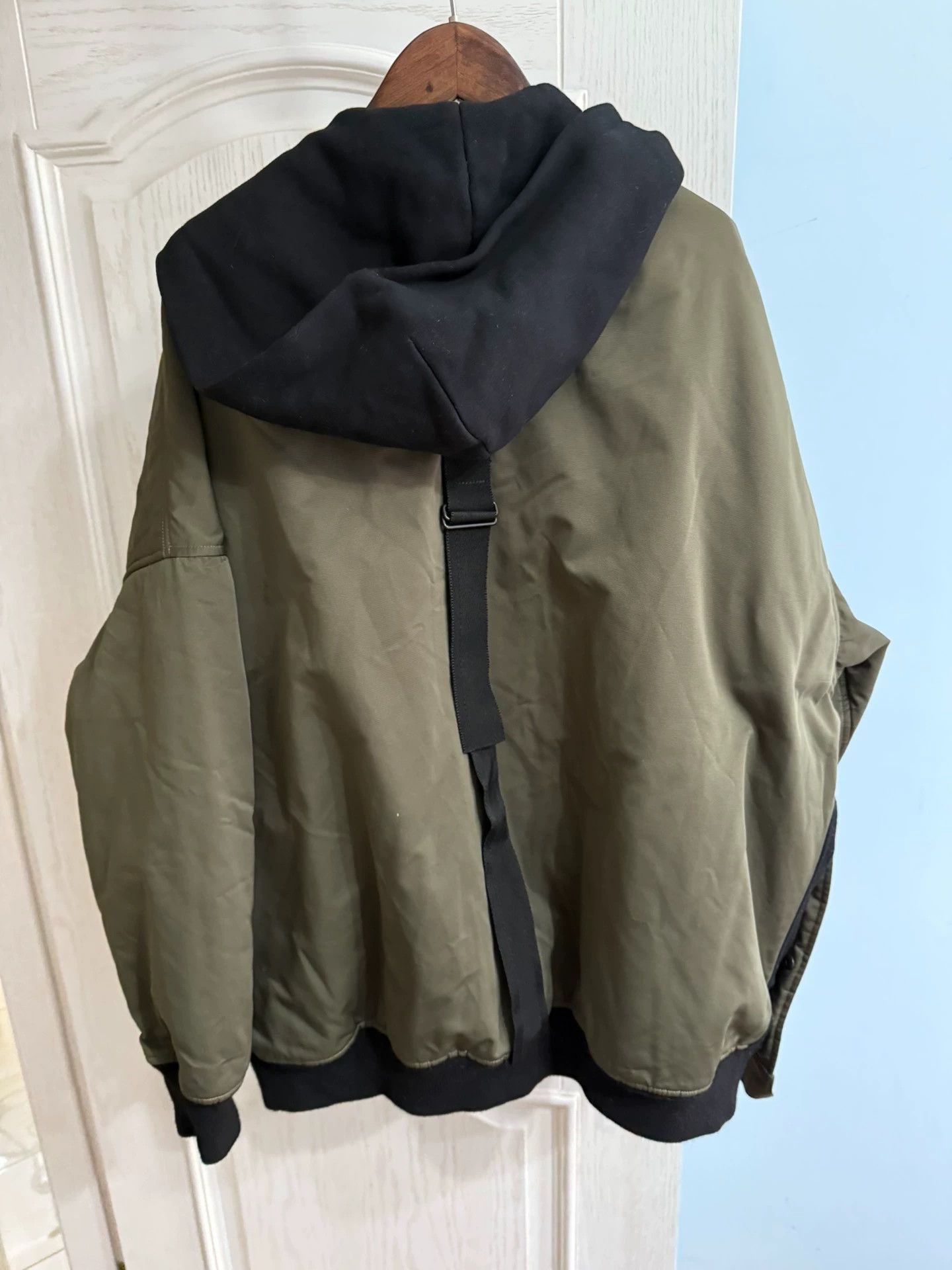 Yohji Yamamoto Green Hooded Light Jacket Size S Size US S / EU 44-46 / 1 - 5 Thumbnail