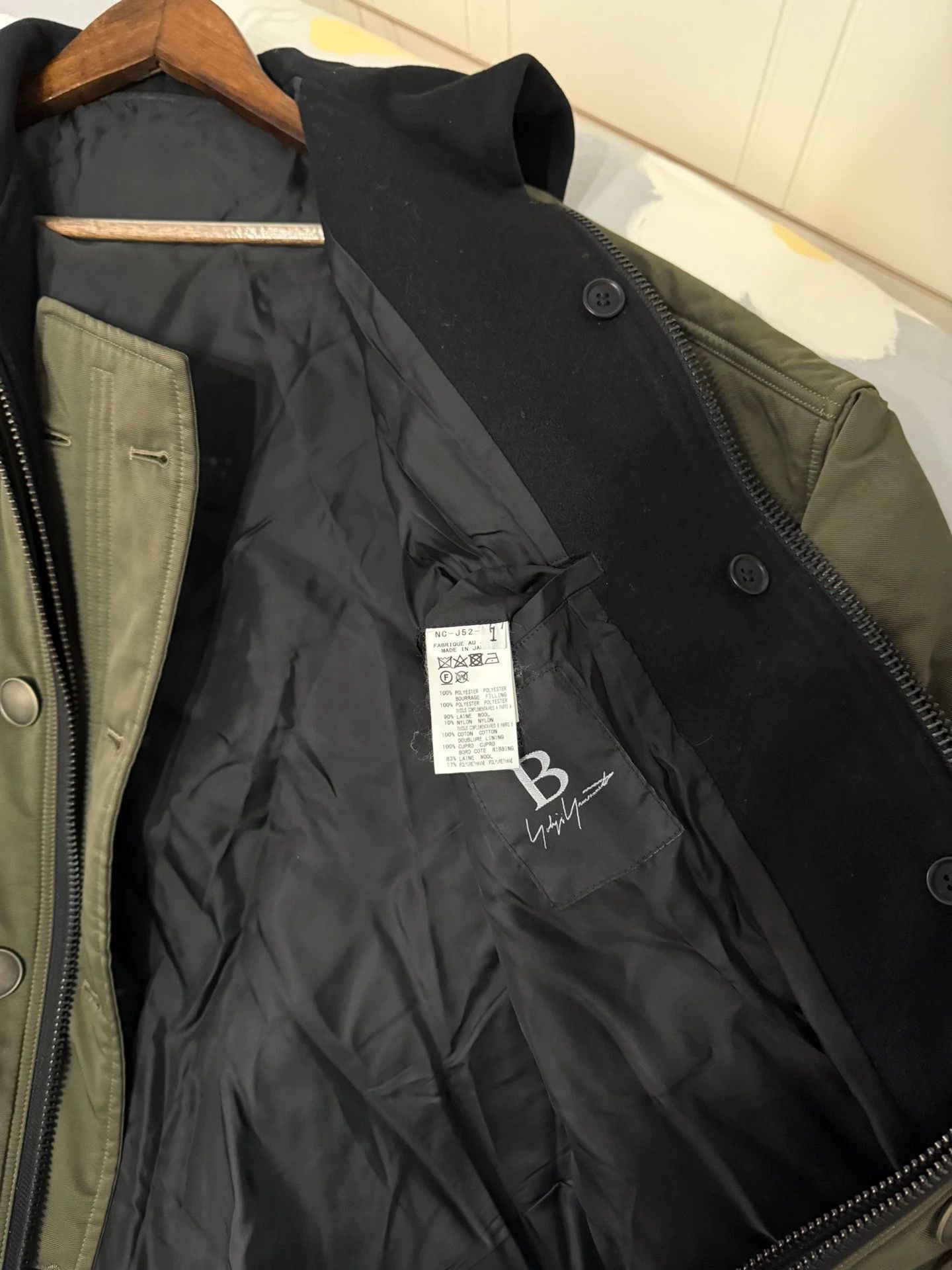 Yohji Yamamoto Green Hooded Light Jacket Size S Size US S / EU 44-46 / 1 - 8 Thumbnail