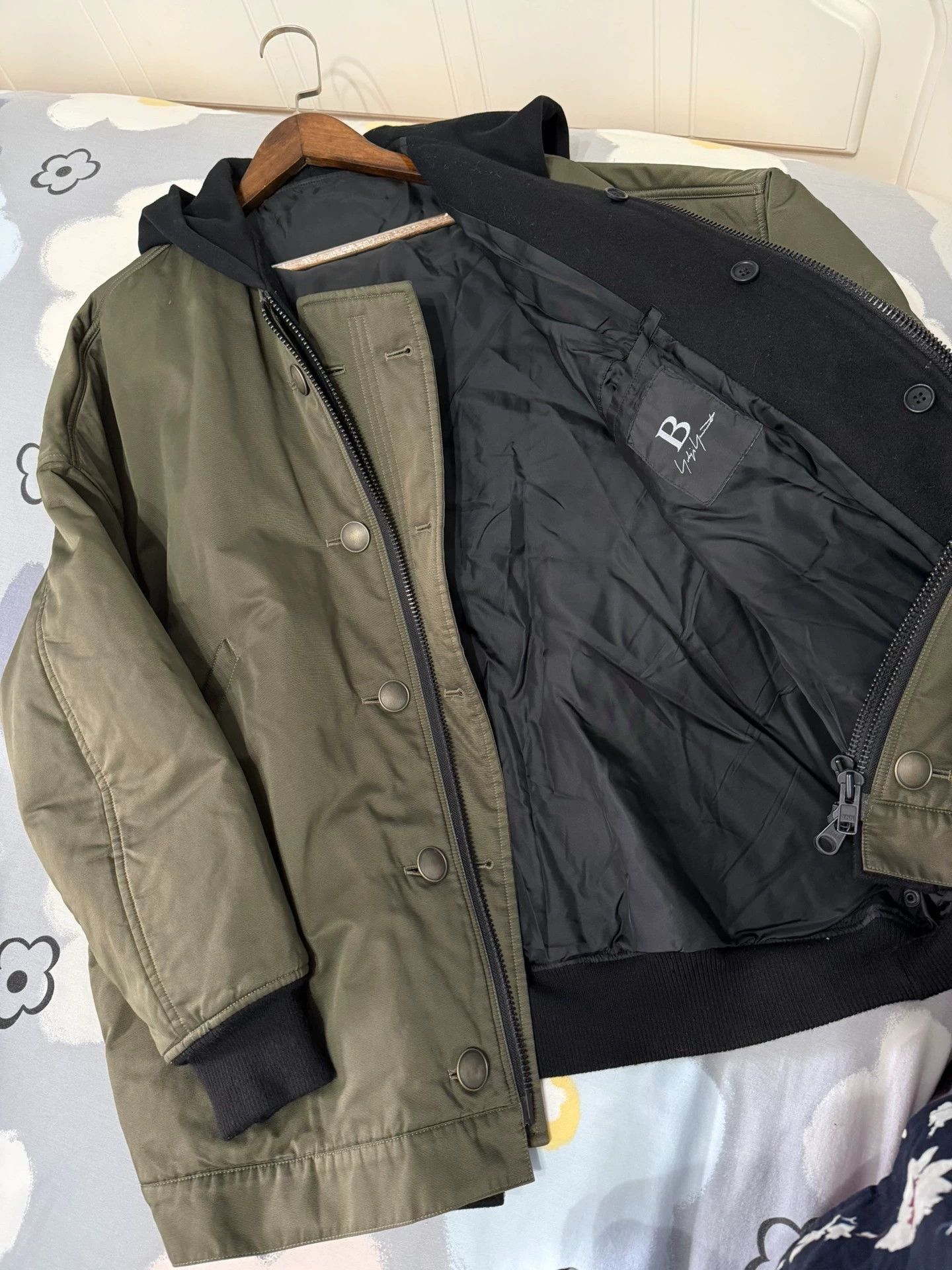 Yohji Yamamoto Green Hooded Light Jacket Size S Size US S / EU 44-46 / 1 - 7 Thumbnail