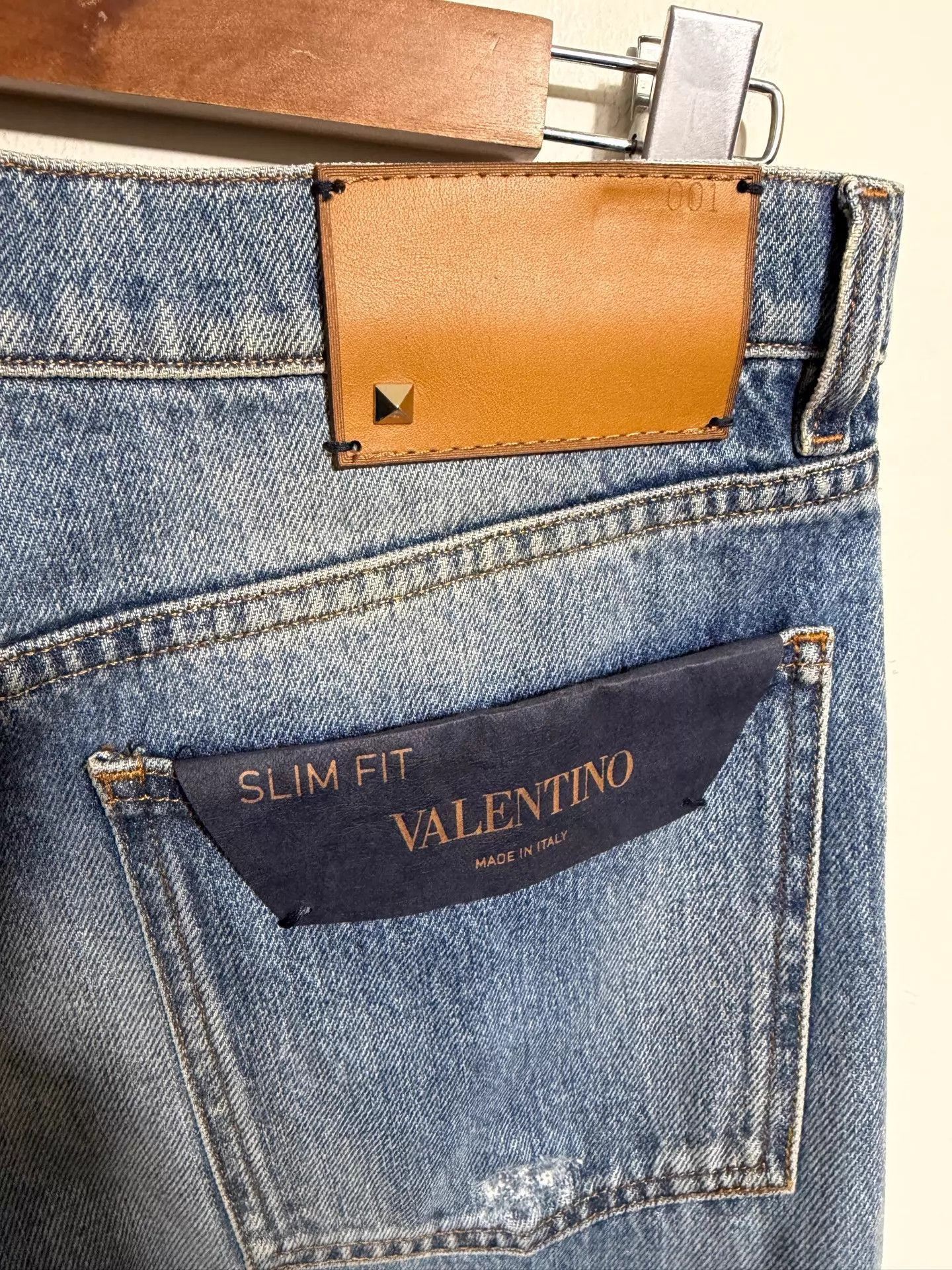 Valentino Blue Distressed Denim Jeans Size 32 Size US 32 / EU 48 - 5 Thumbnail