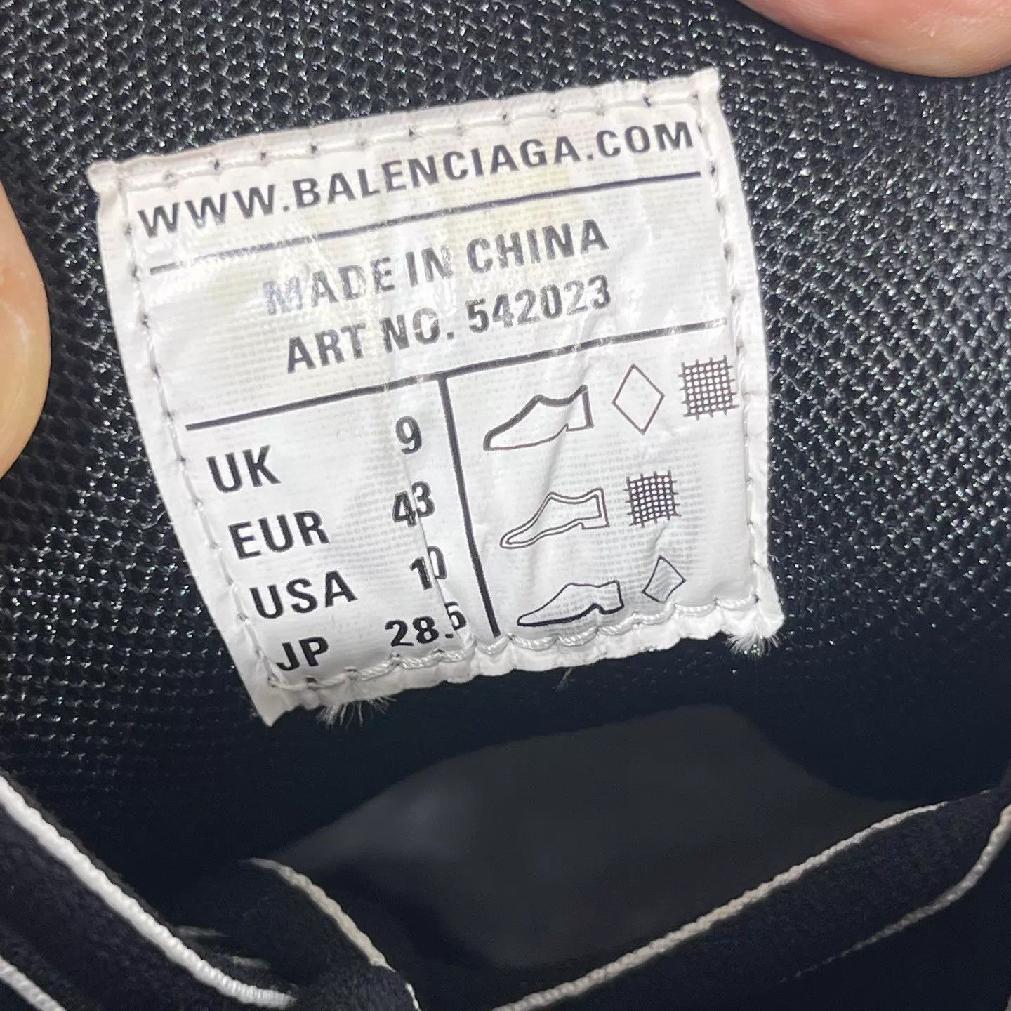 Balenciaga Black High-Top Sneakers with Chunky Sole Size 10 Size US 10 / EU 43 - 8 Thumbnail