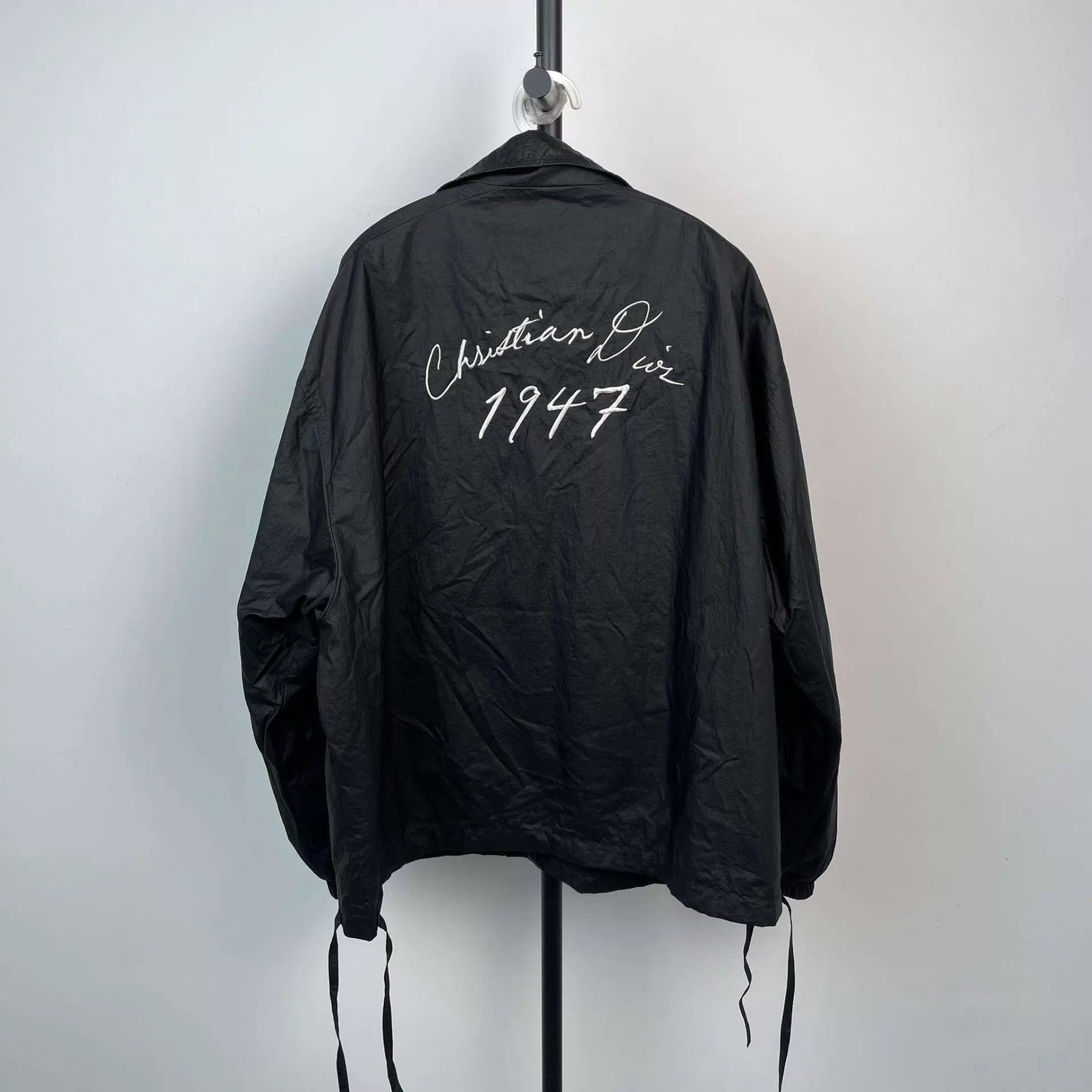 Dior Black Lightweight Button-Front Jacket - Size L Size US L / EU 52-54 / 3 - 2 Thumbnail