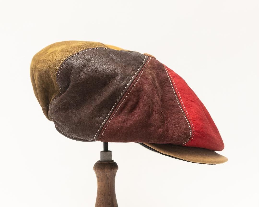 Other COLUMBUS BAY Kangaroo Leather Newsboy Cap Size ONE SIZE - 3 Thumbnail