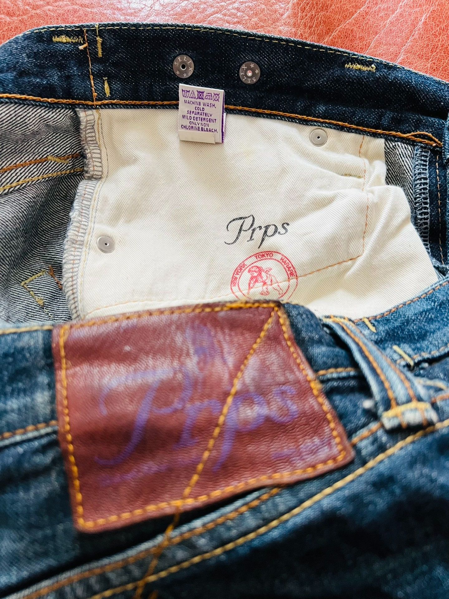 Other Men's Japanese Straight Washed Jeans Size US 36 / EU 52 - 2 Thumbnail