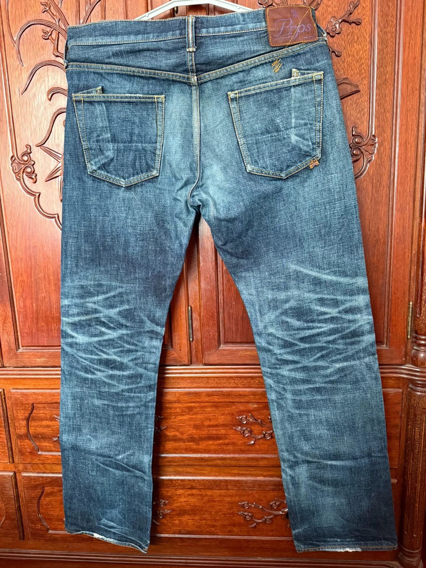 Other Men's Japanese Straight Washed Jeans Size US 36 / EU 52 - 4 Thumbnail