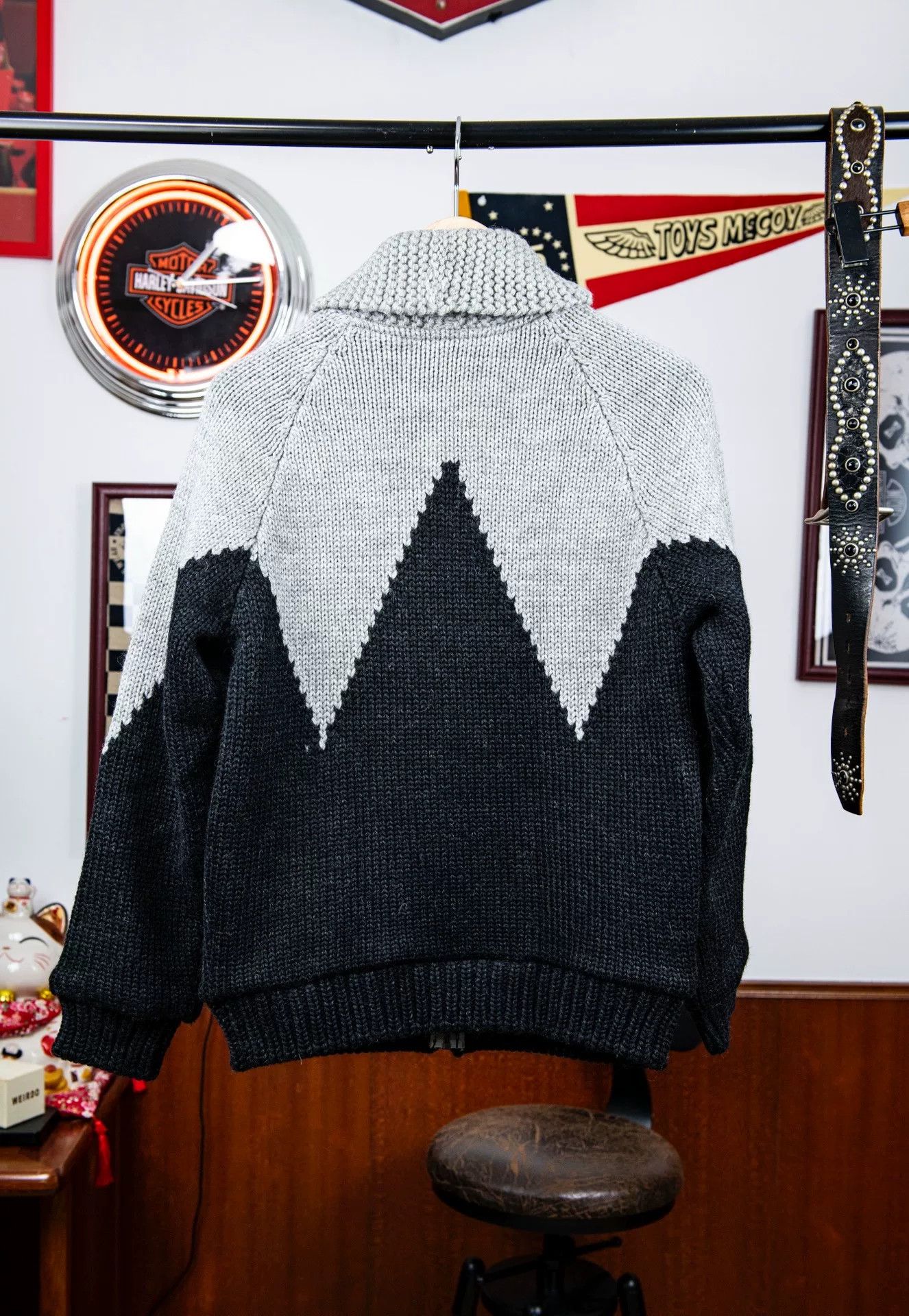 Other Heavyweight British Wool Sweater Coat Size US S / EU 44-46 / 1 - 2 Thumbnail