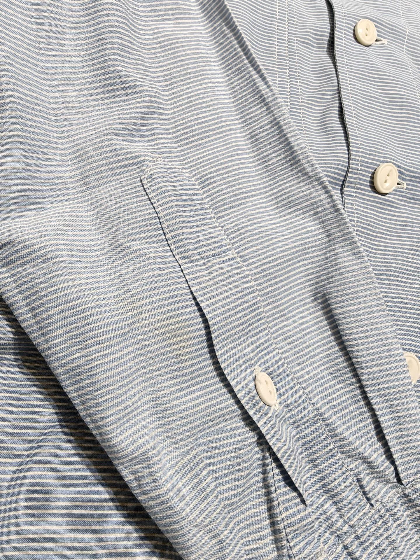 Vintage Vintage Ralph Lauren Country Navy Striped Shirt Size US M / EU 48-50 / 2 - 9 Thumbnail