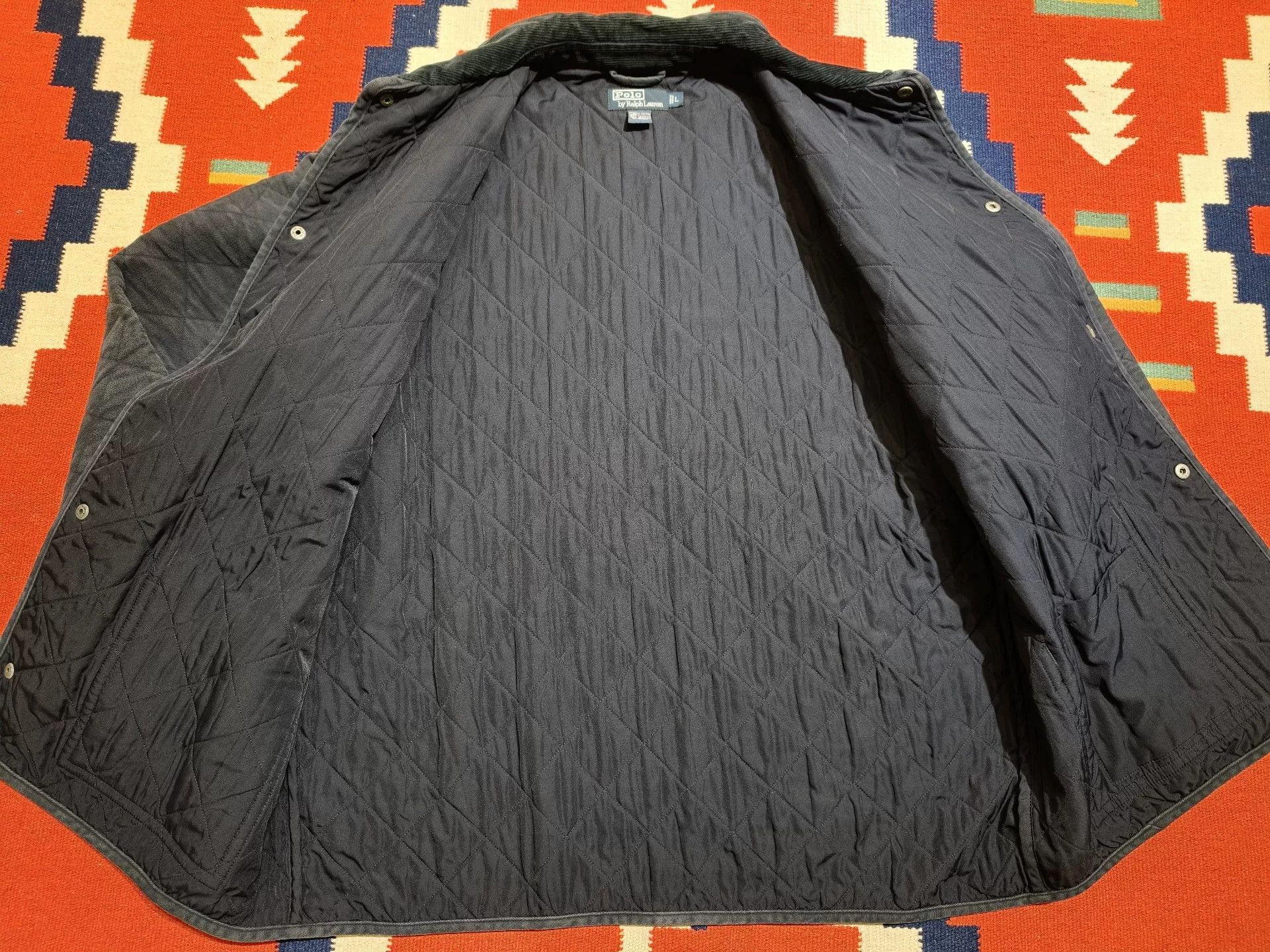 Vintage Vintage Polo Ralph Lauren Quilted Jacket Size US L / EU 52-54 / 3 - 7 Thumbnail