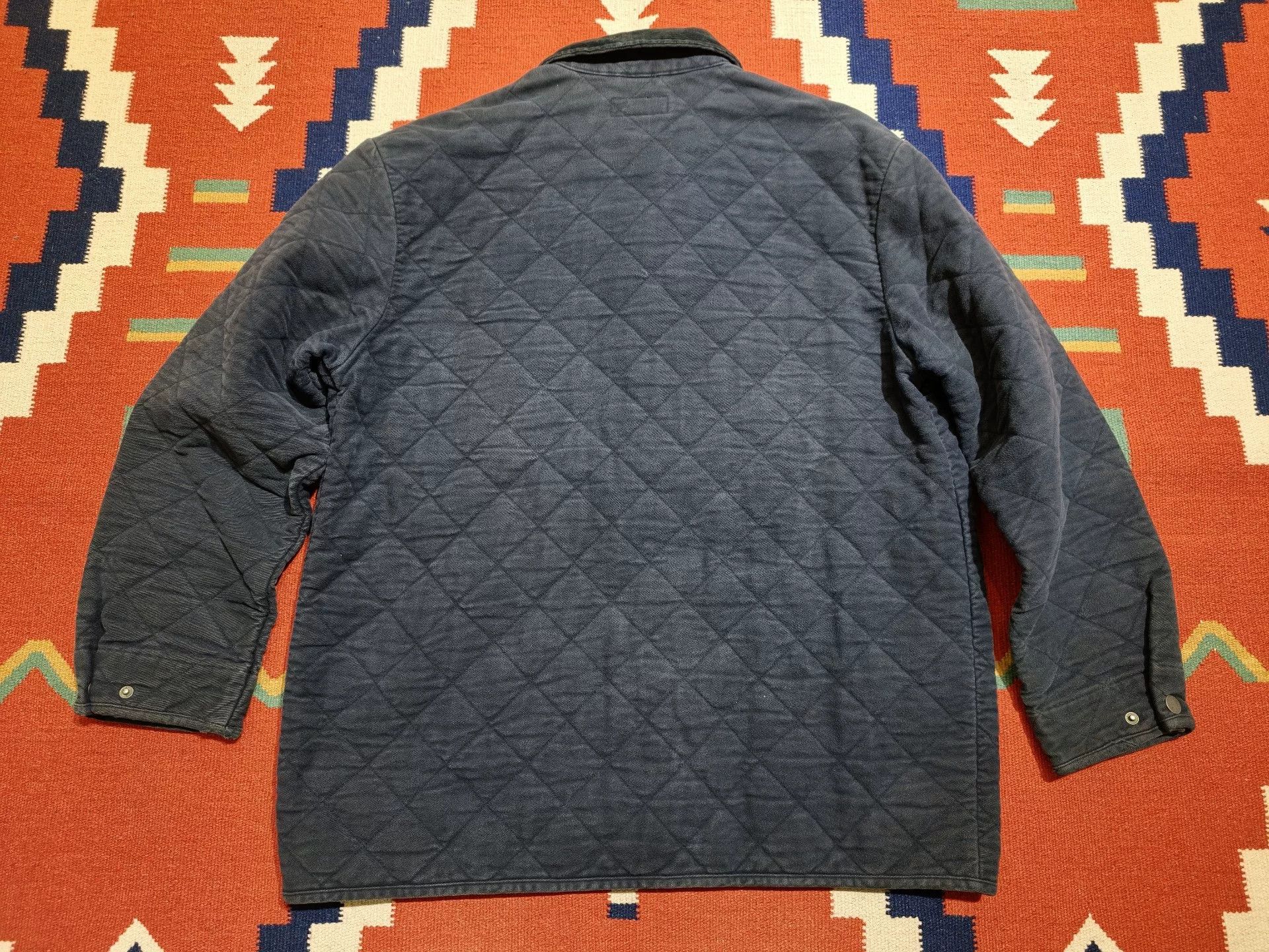 Vintage Vintage Polo Ralph Lauren Quilted Jacket Size US L / EU 52-54 / 3 - 3 Thumbnail