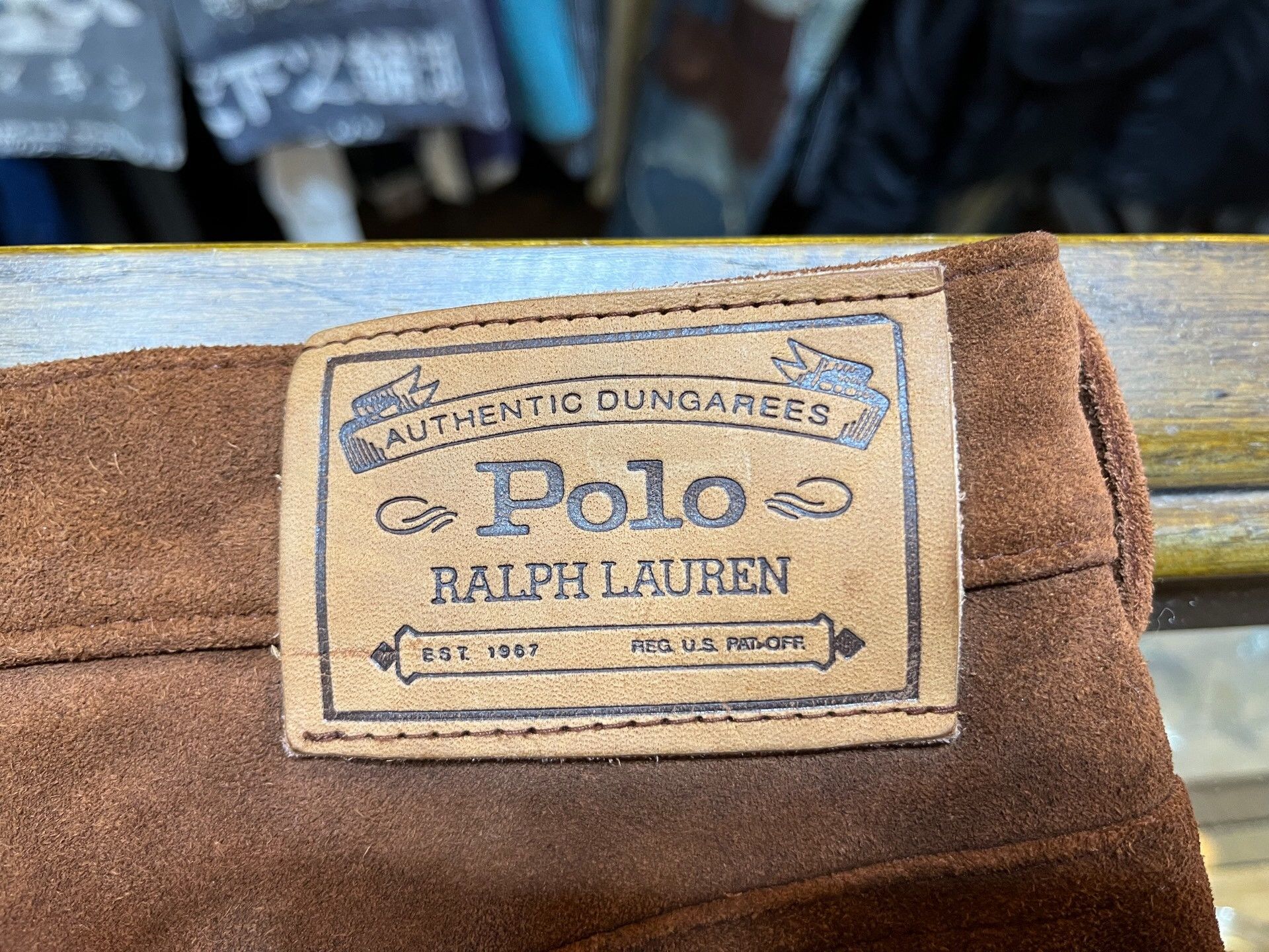 RRL Ralph Lauren Ralph Lauren Double RL Suede Casual Pants Size US 31 - 4 Thumbnail