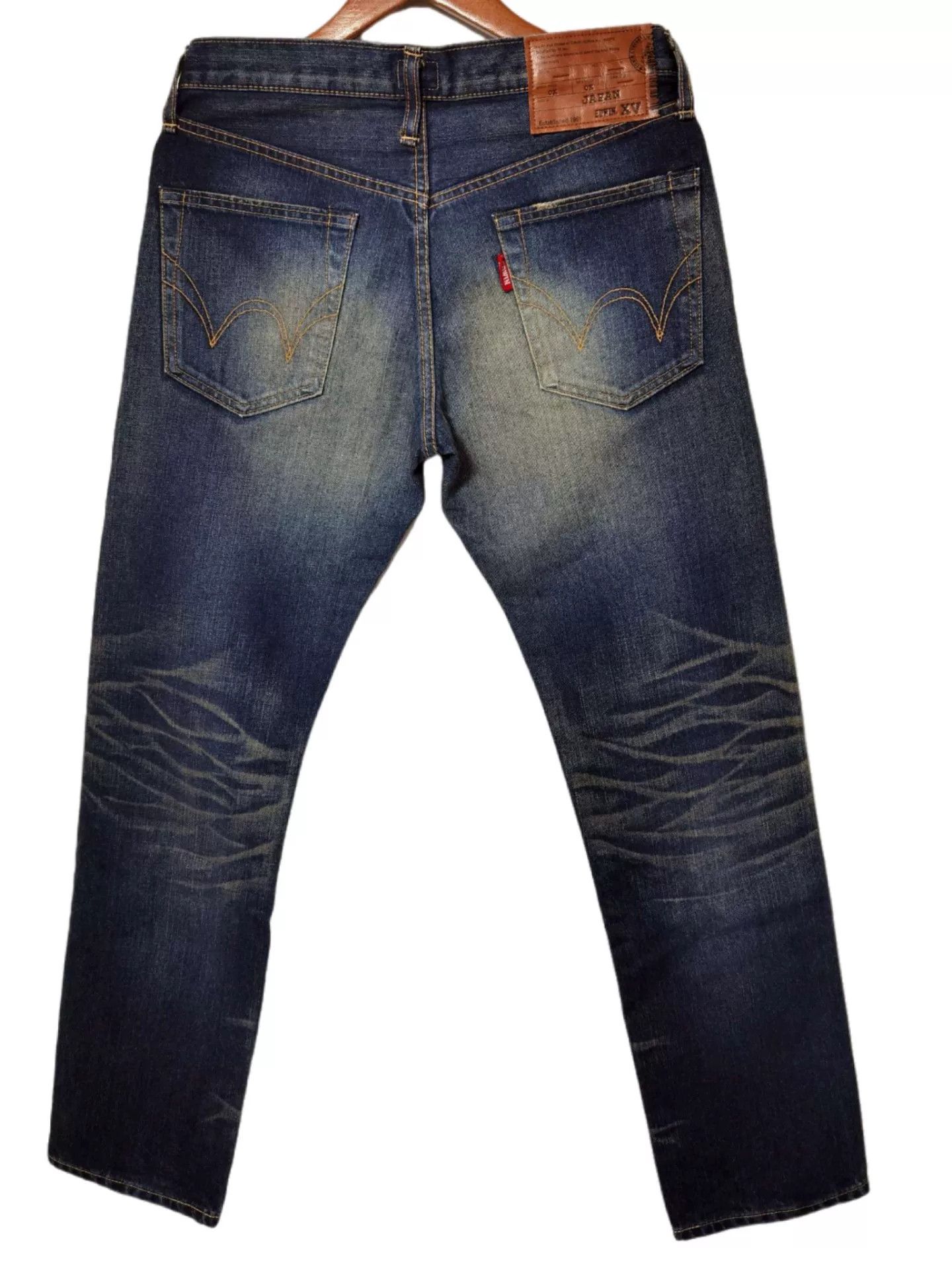 Edwin Edwin Made in Japan Yellow Mud Washed Jeans Size US 31 - 2 Thumbnail